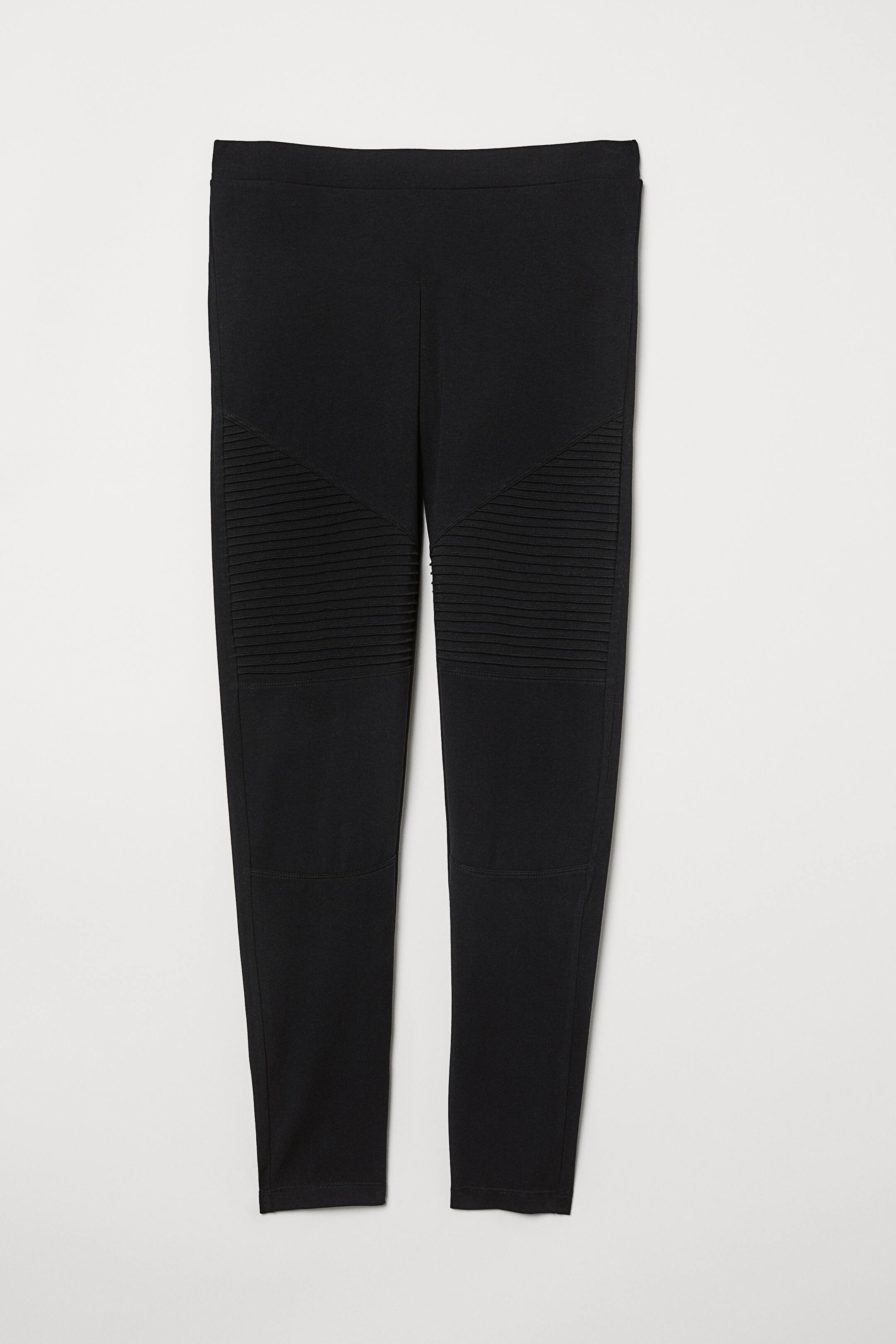 View larger image: H&M+ Jersey biker leggings - Black - Ladies | H&M 1
