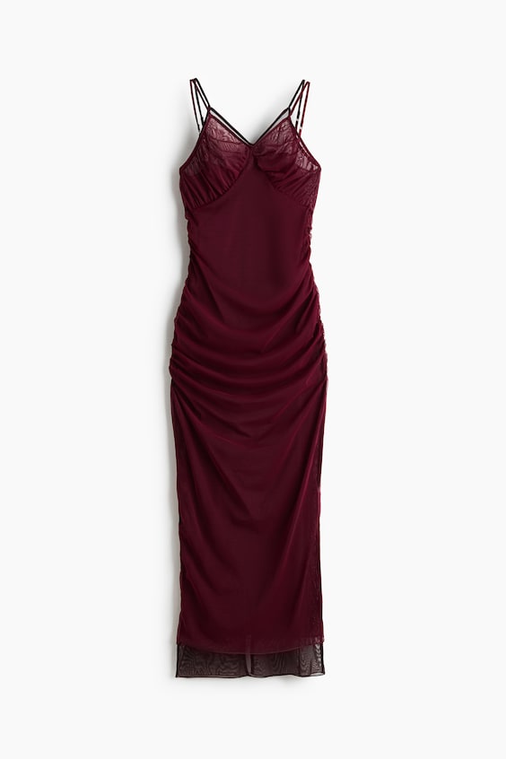 Женские платья H&M Strappy Mesh Dress