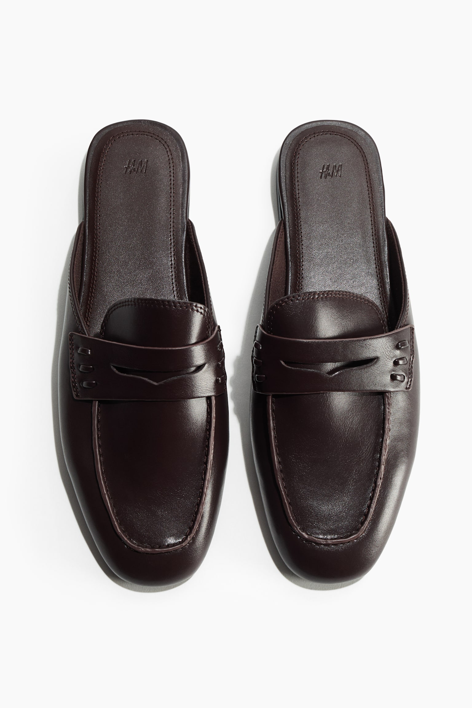 Saboți tip mocasini - Maro-închis/Bej/imprimeu leopard/Negru - 1