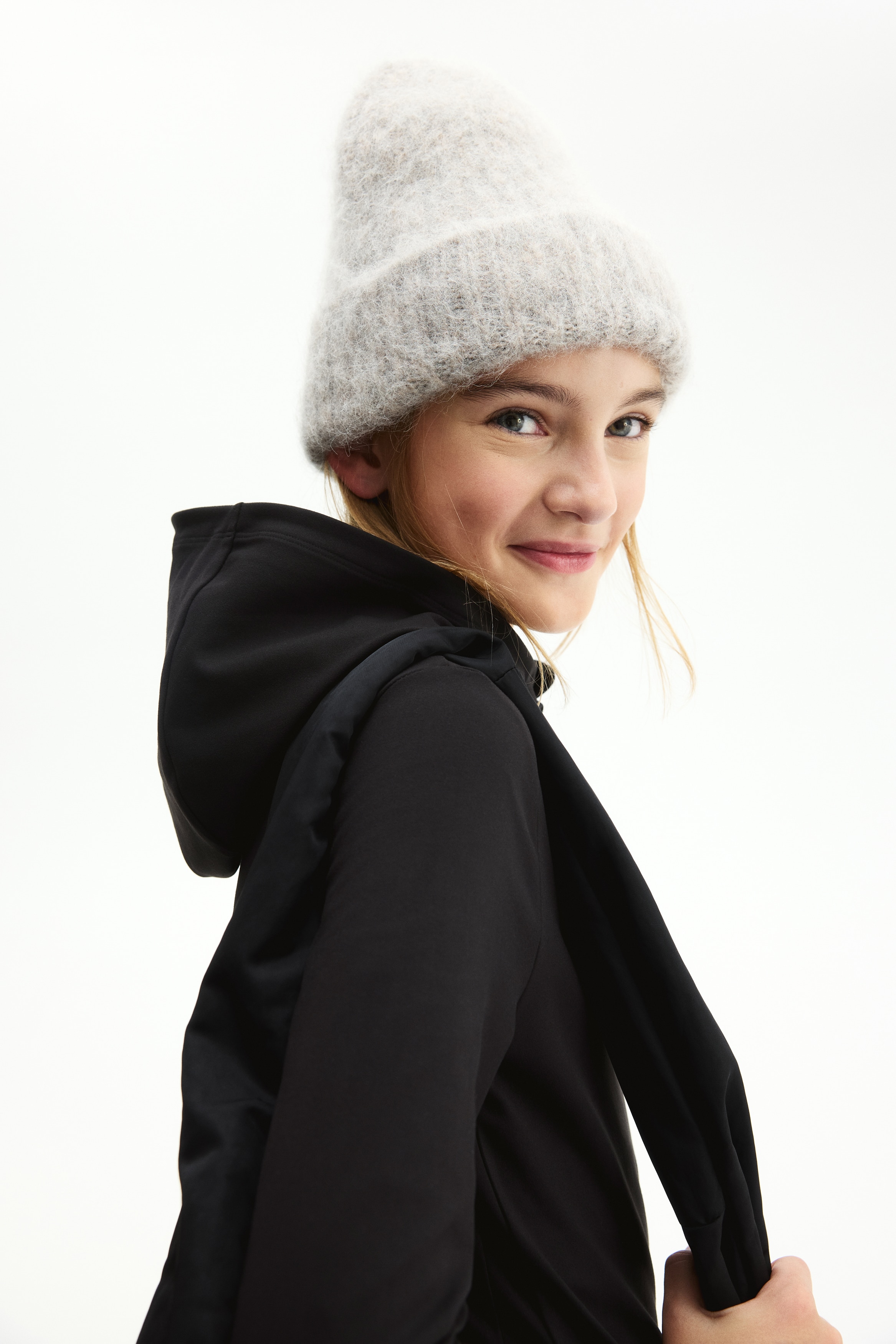 Træningsjakke med SoftMove™ - Sort/Mørkeblå