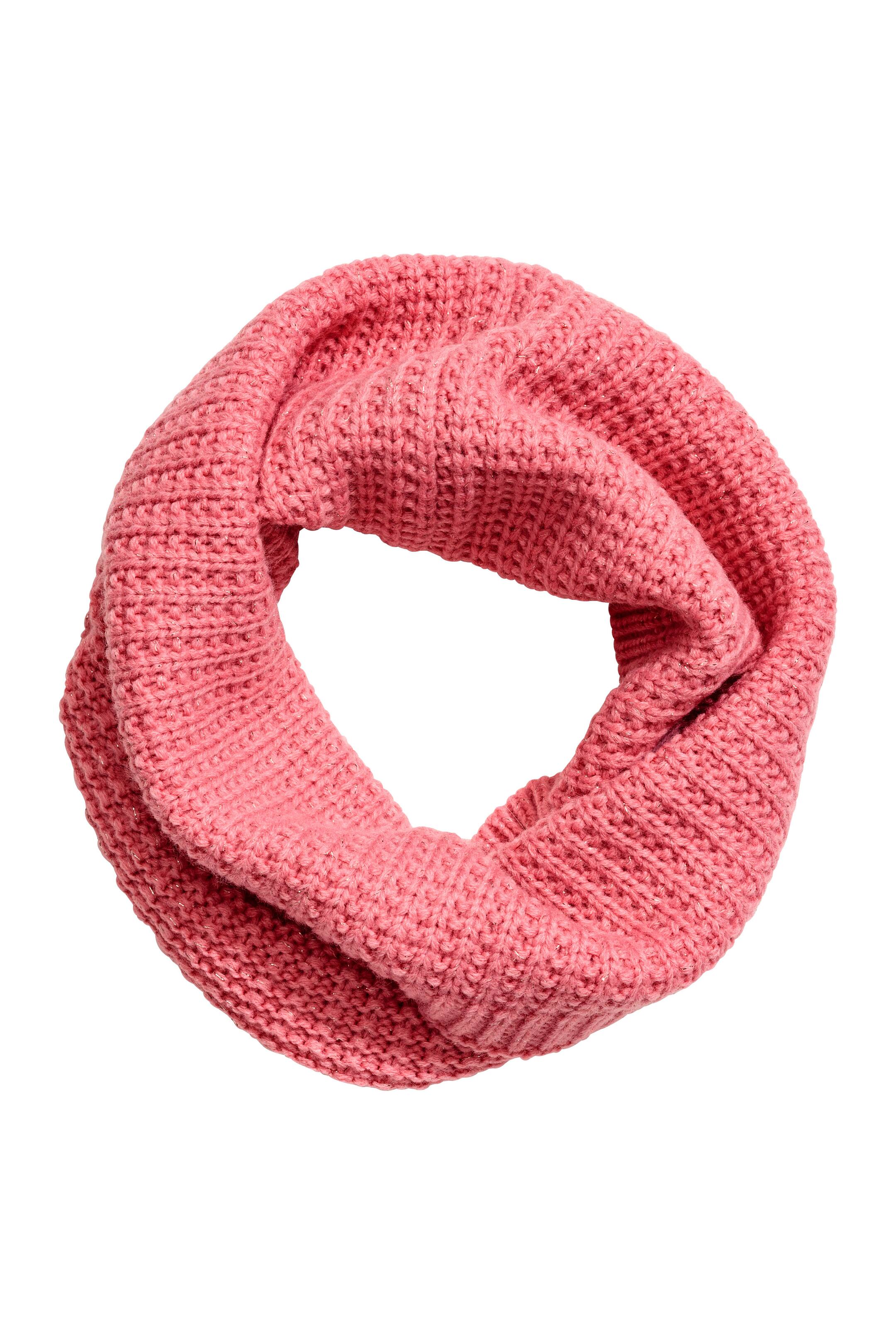 View larger image: Glittery tube scarf - Coral pink/Glitter - Kids | H&M GB 1