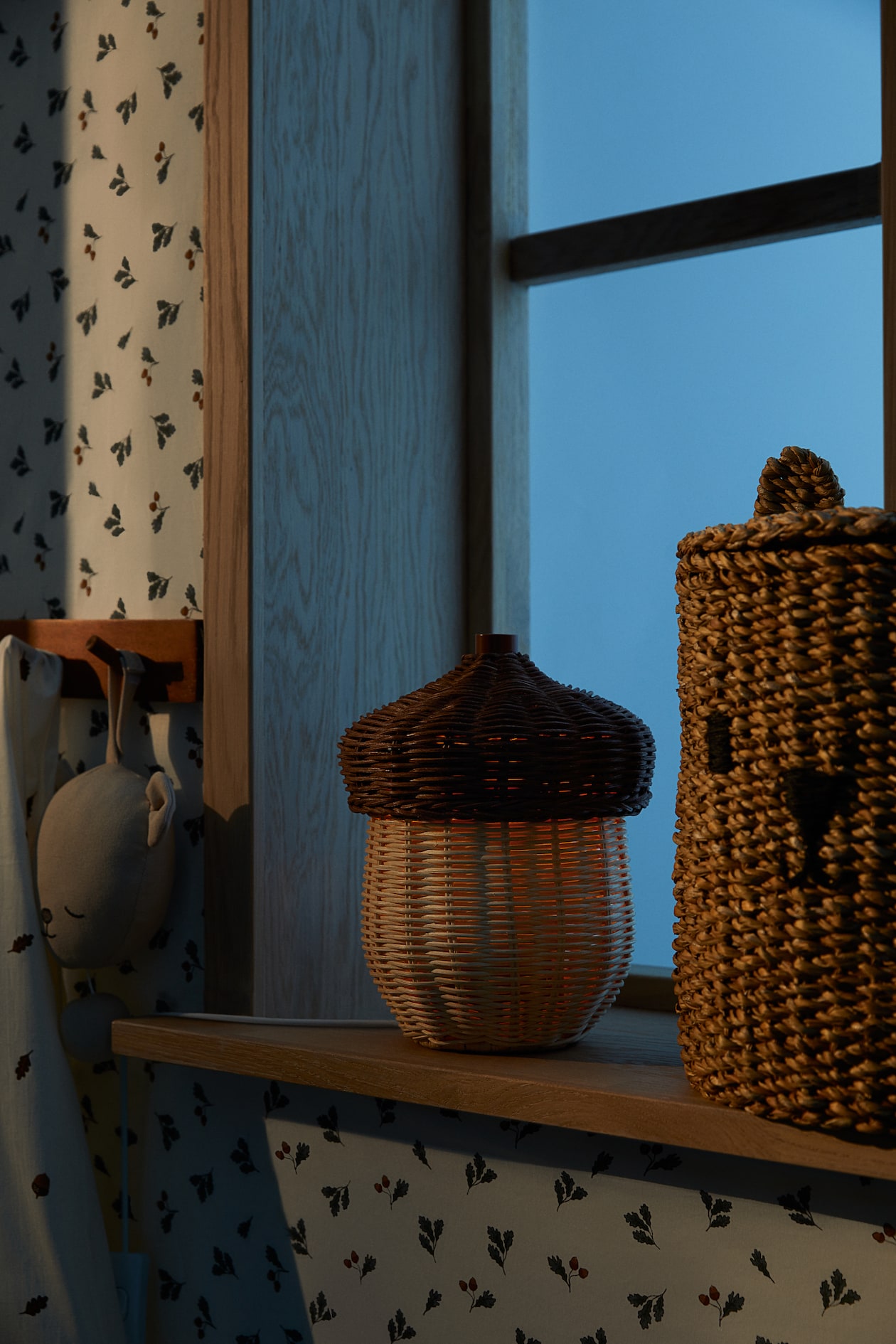 Lampe de table en rotin - Marron/beige - Home All | H&M FR