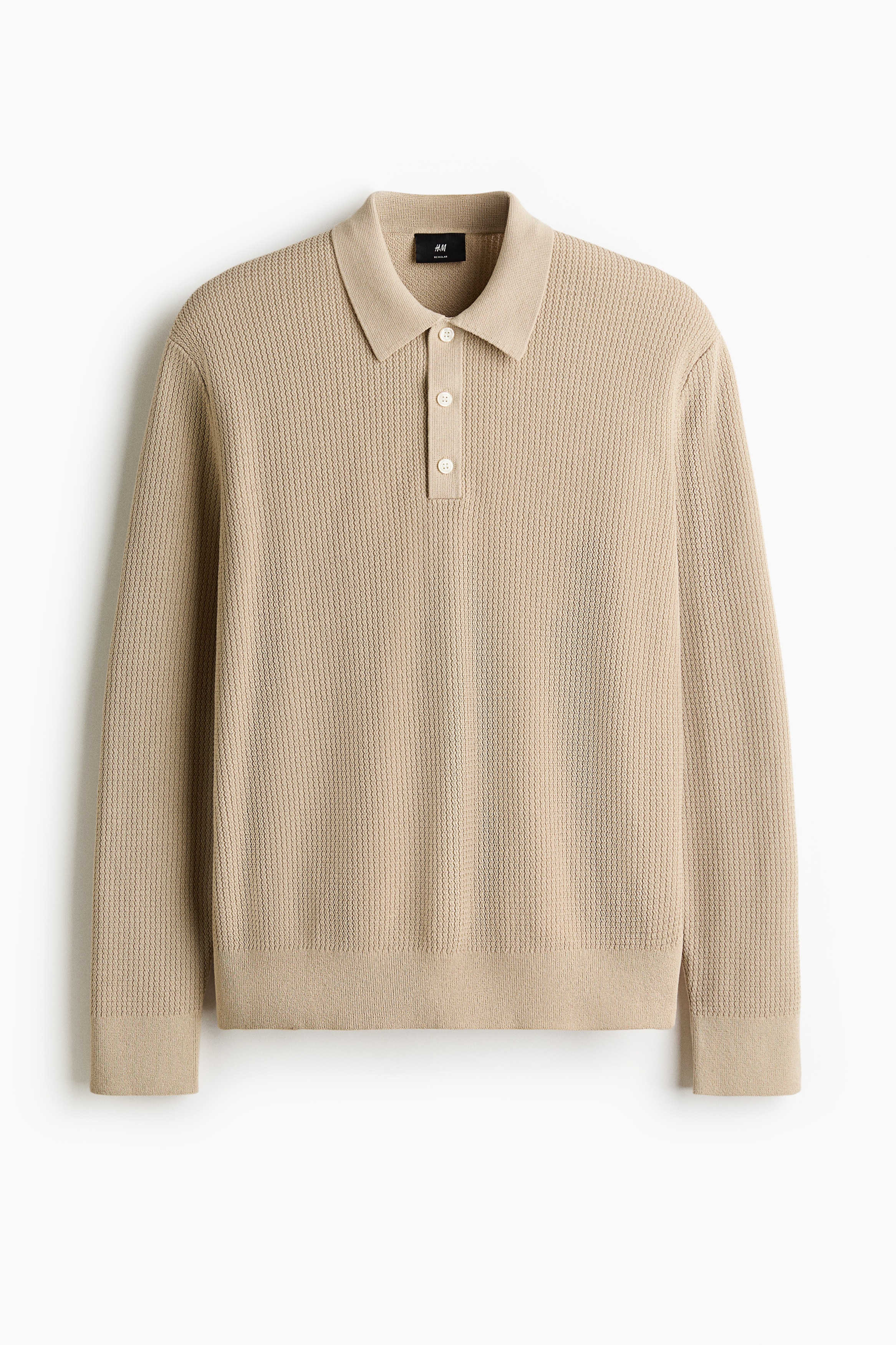 Regular Fit Polo shirt - Beige/Dark blue