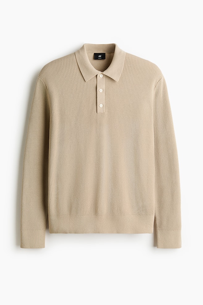 Regular Fit Polo shirt - Beige - 1