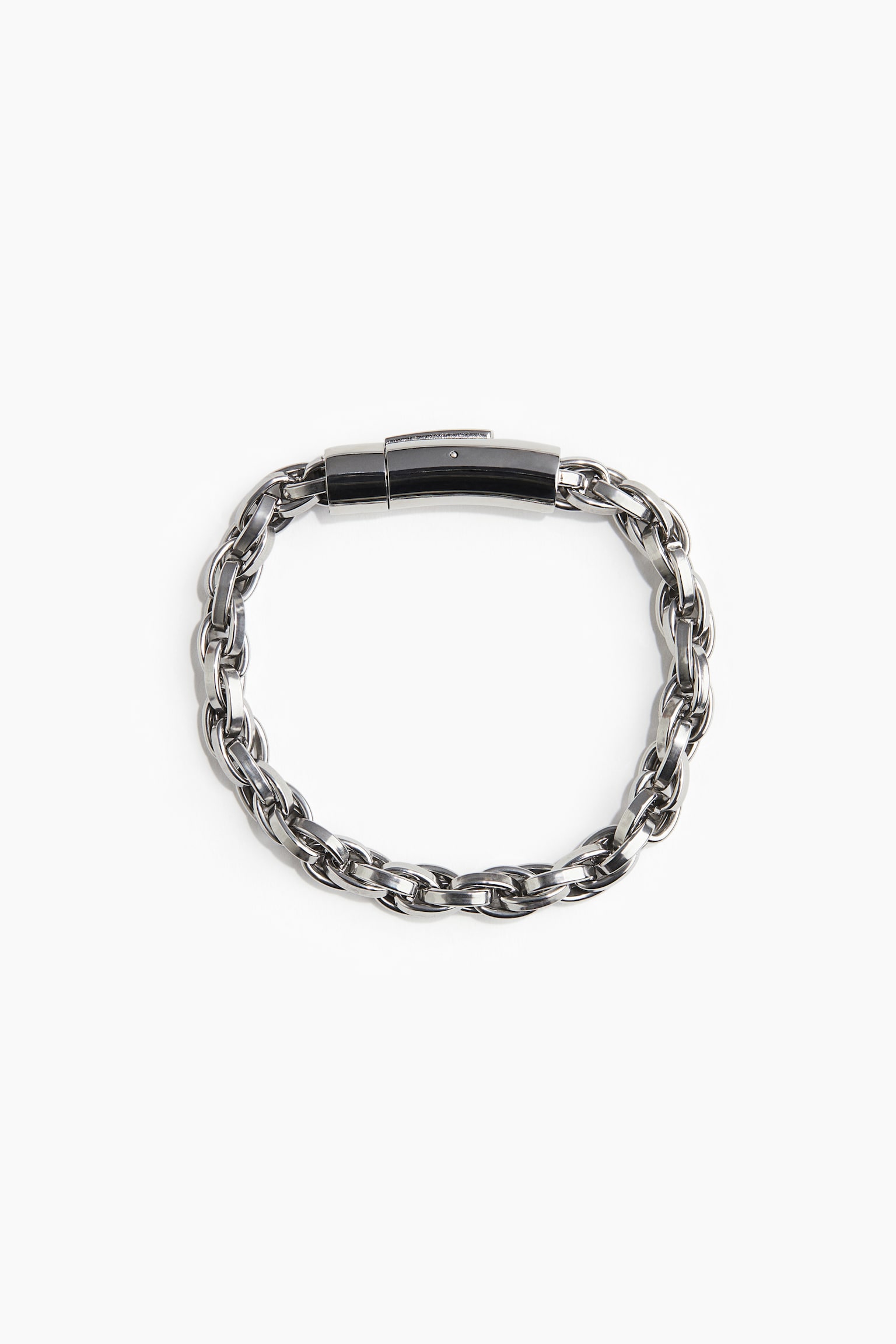 Chunky bracelet - Silver-coloured - 1