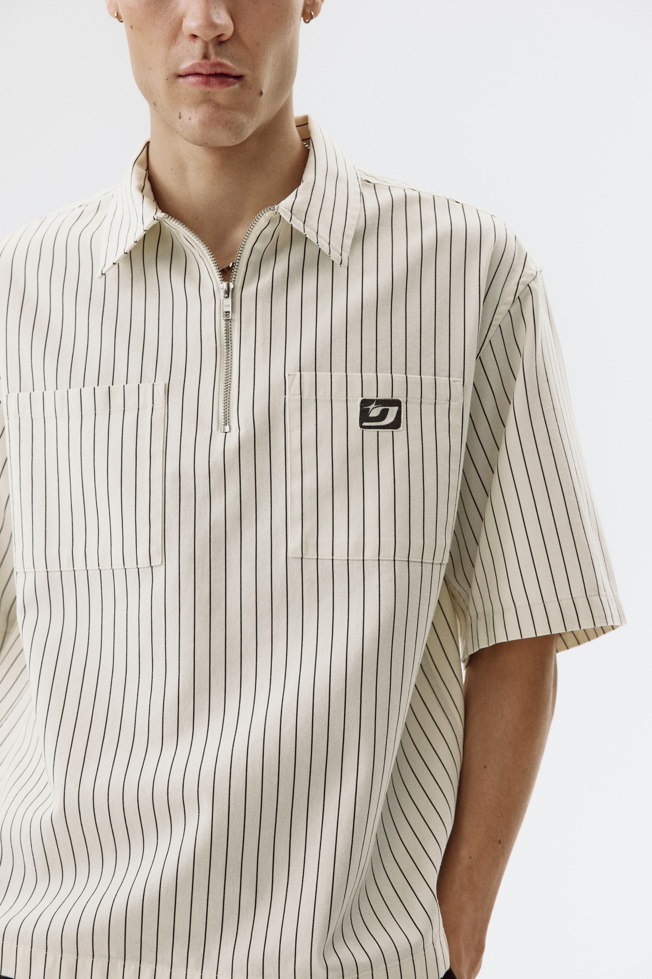 Chemise décontractée en sergé