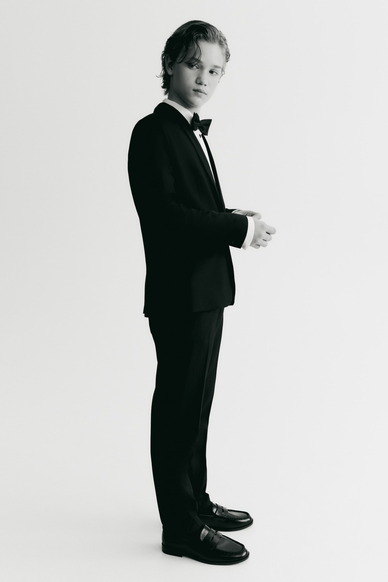 Детские комплекты H&M 2-piece Tuxedo Set, цвет: Чёрный — фото 4