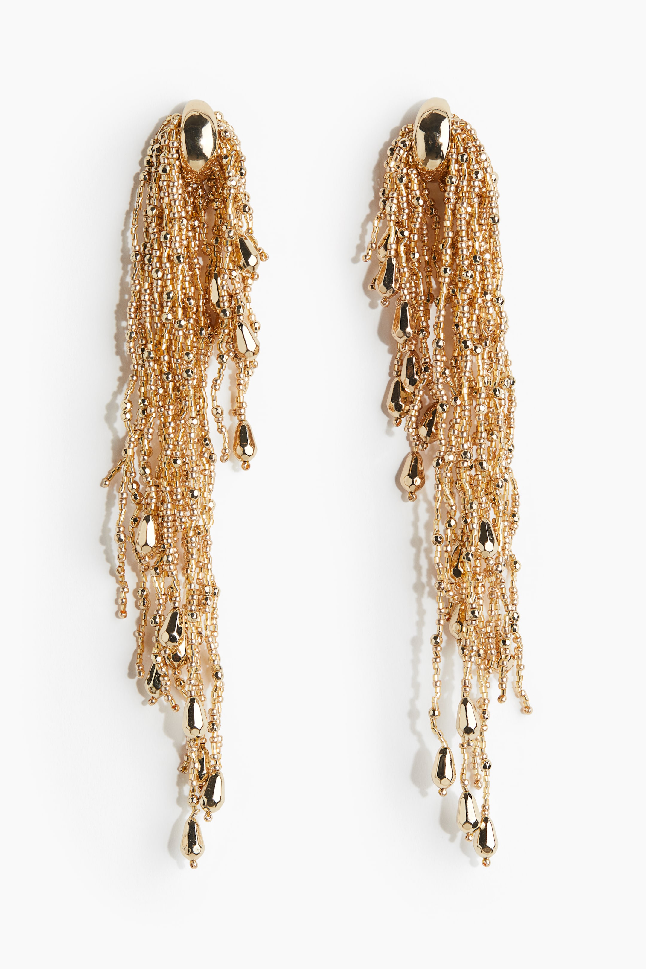 Long Beaded Earrings