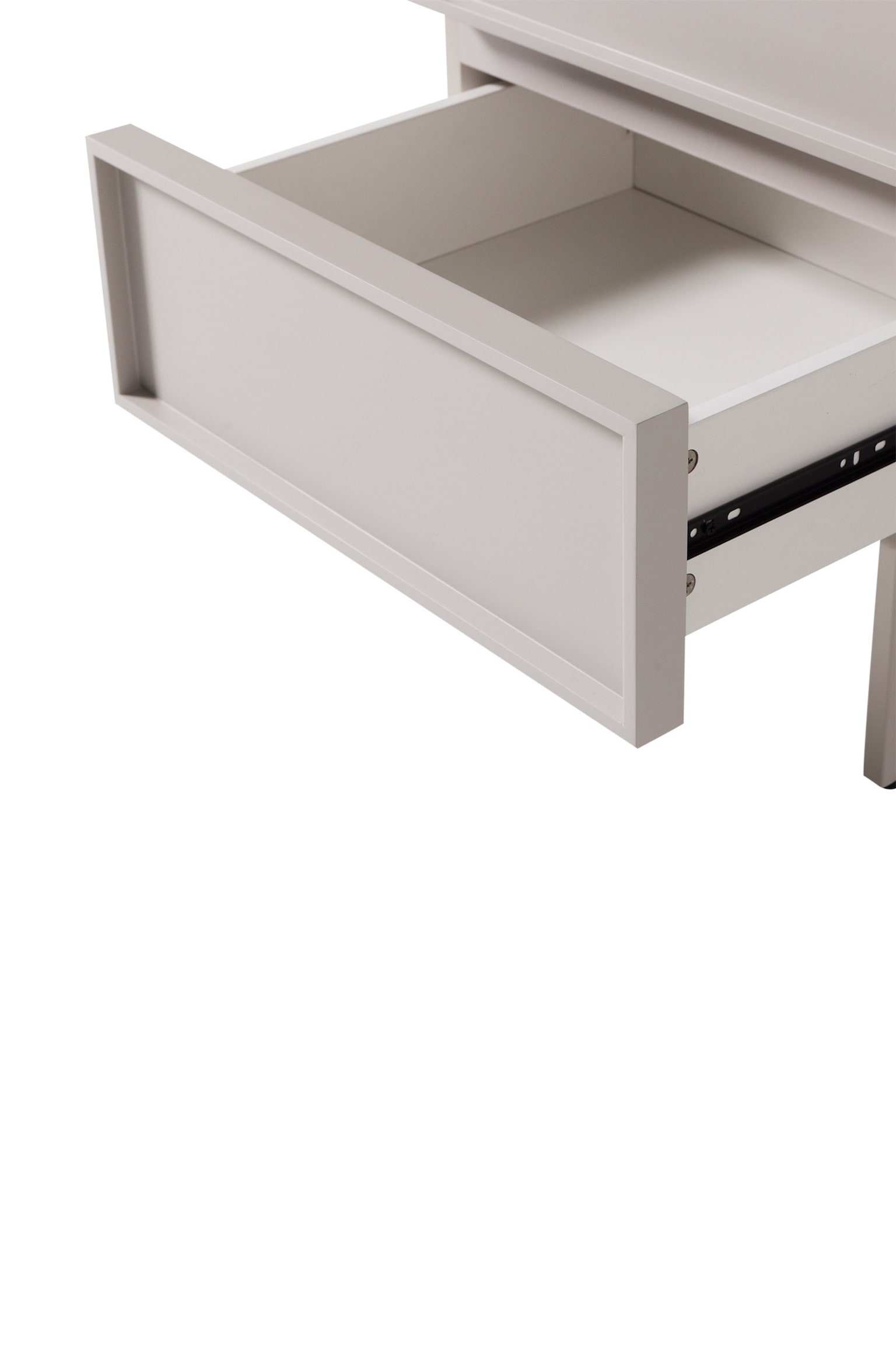 Tours Commode/table De Nuit Avec 2 Tiroirs - Beige - 3