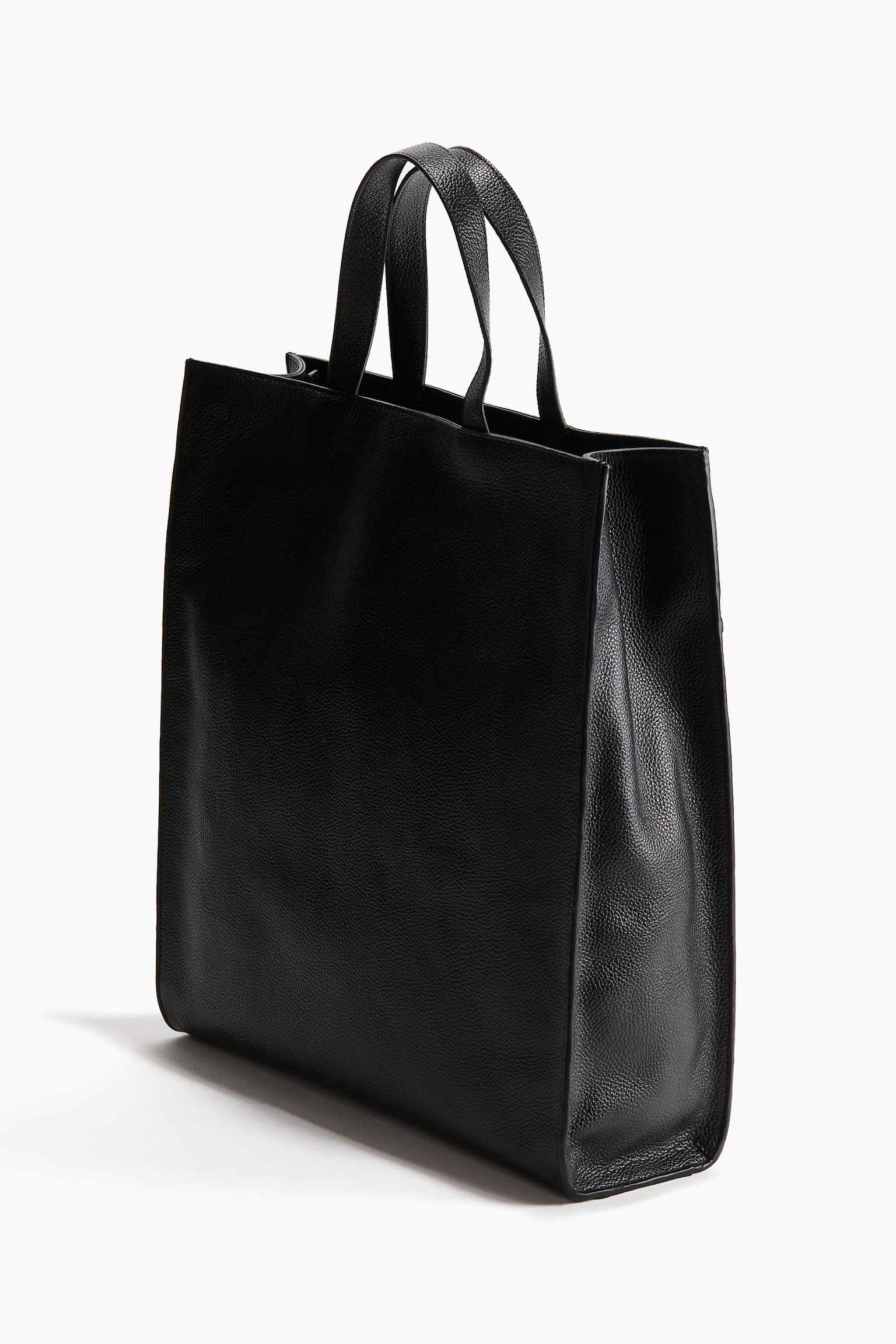 Shopper em pele - Preto - 2