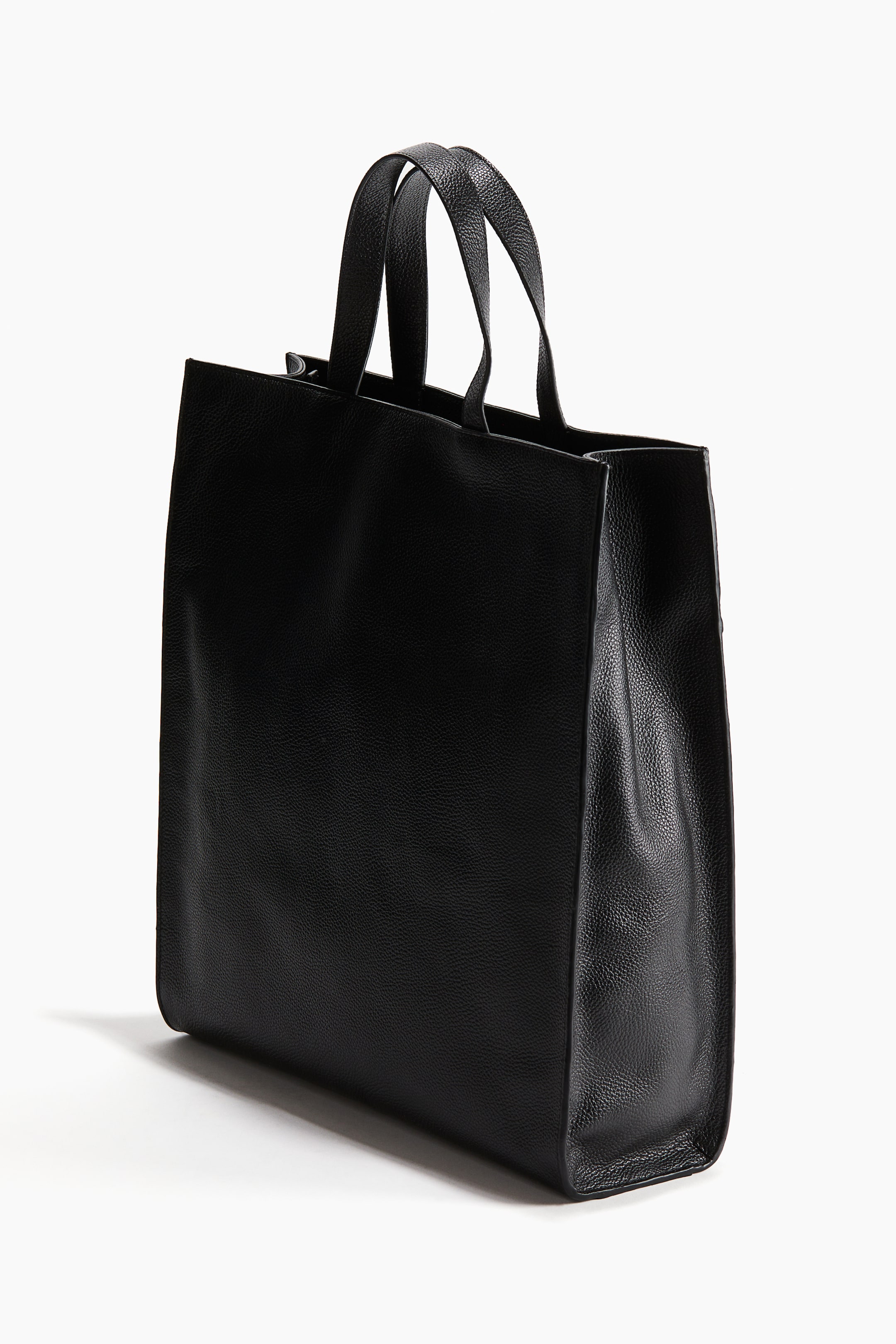 Leather shopper - Black - Men | H&M GB 4