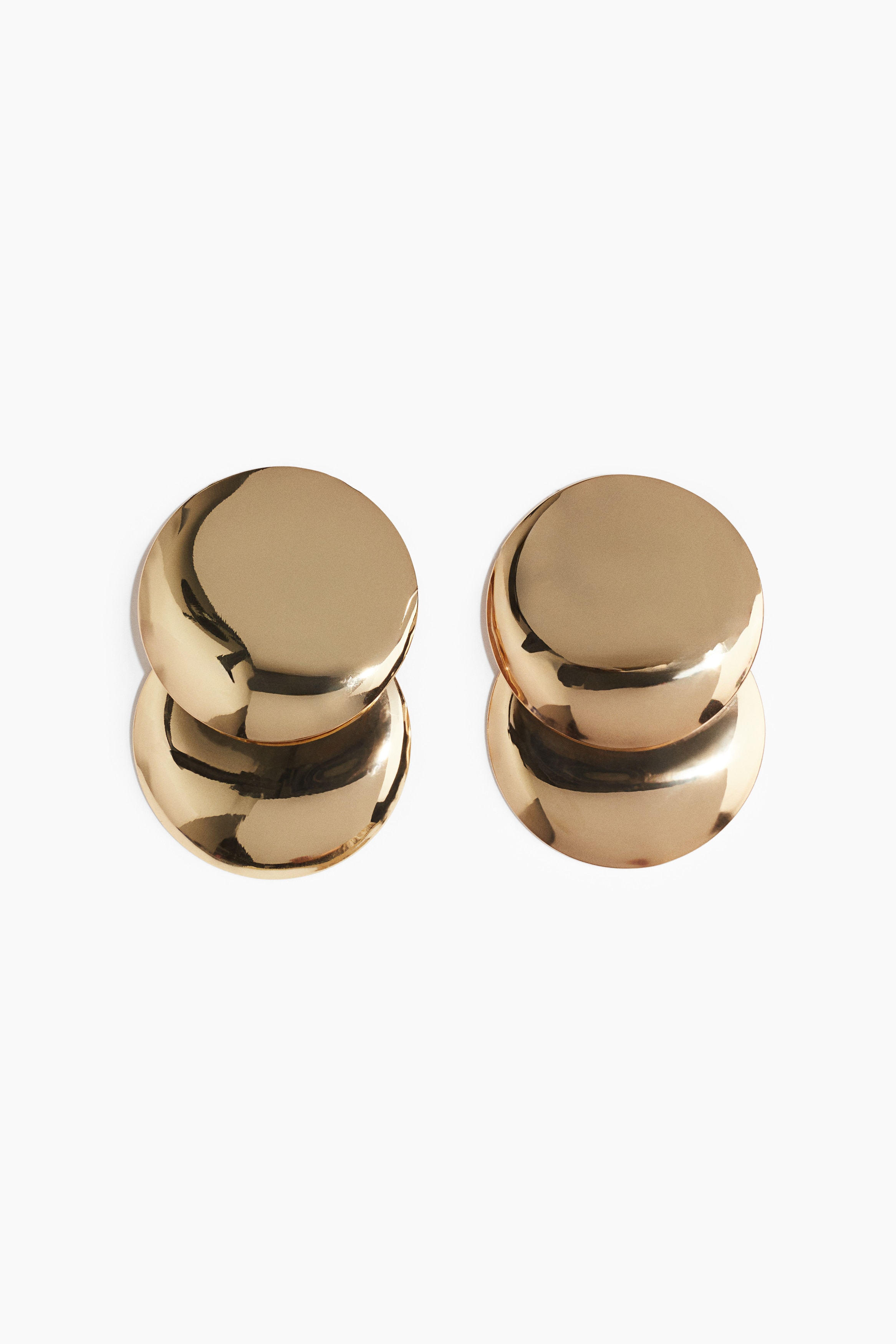 Large earrings - Gold-coloured