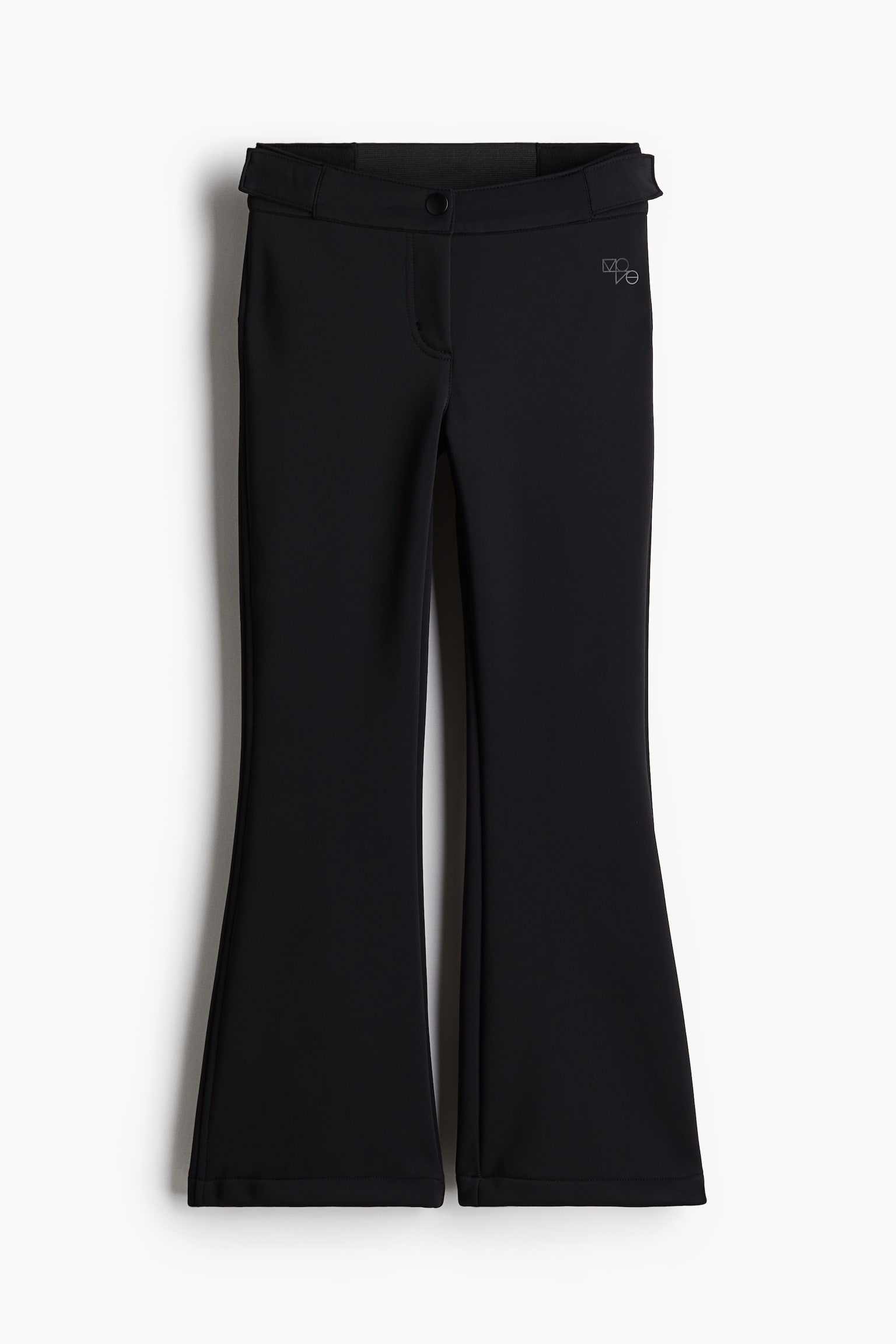 Water-repellent softshell trousers - Black - 1