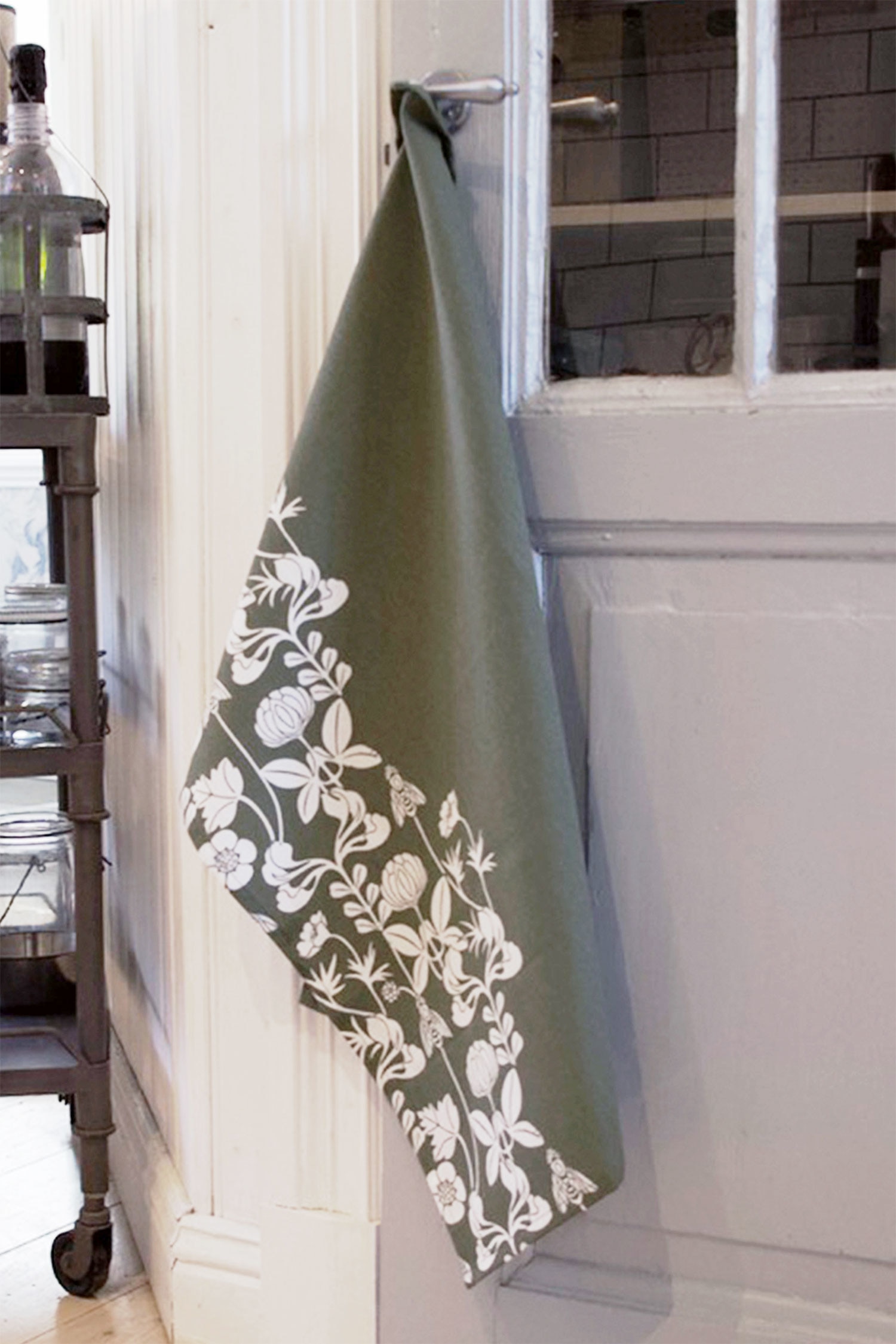 Paquet De 2 Torchons De Cuisine De Mina - Vert Mousse