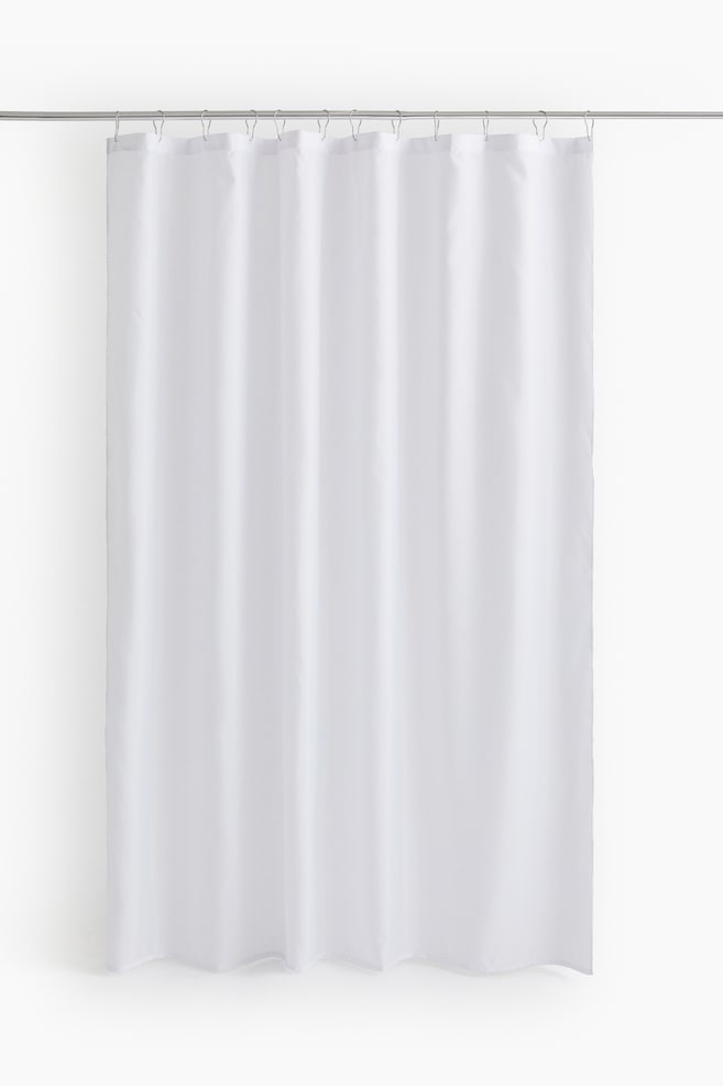 Tenda per doccia - Bianco/Beige chiaro/Verde nebbia - 3