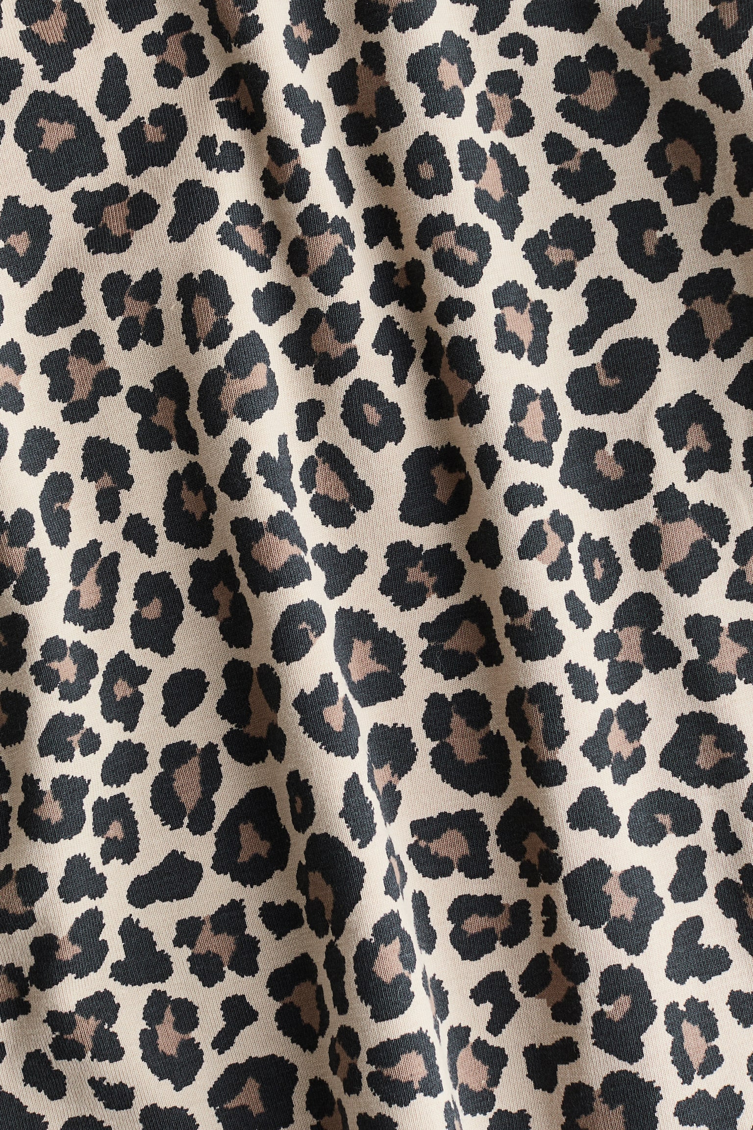 Strappy cotton dress - Lys beige/Leopardtrykk/Hvit/Sort blomstret/Mørk blå/Prikker - 2