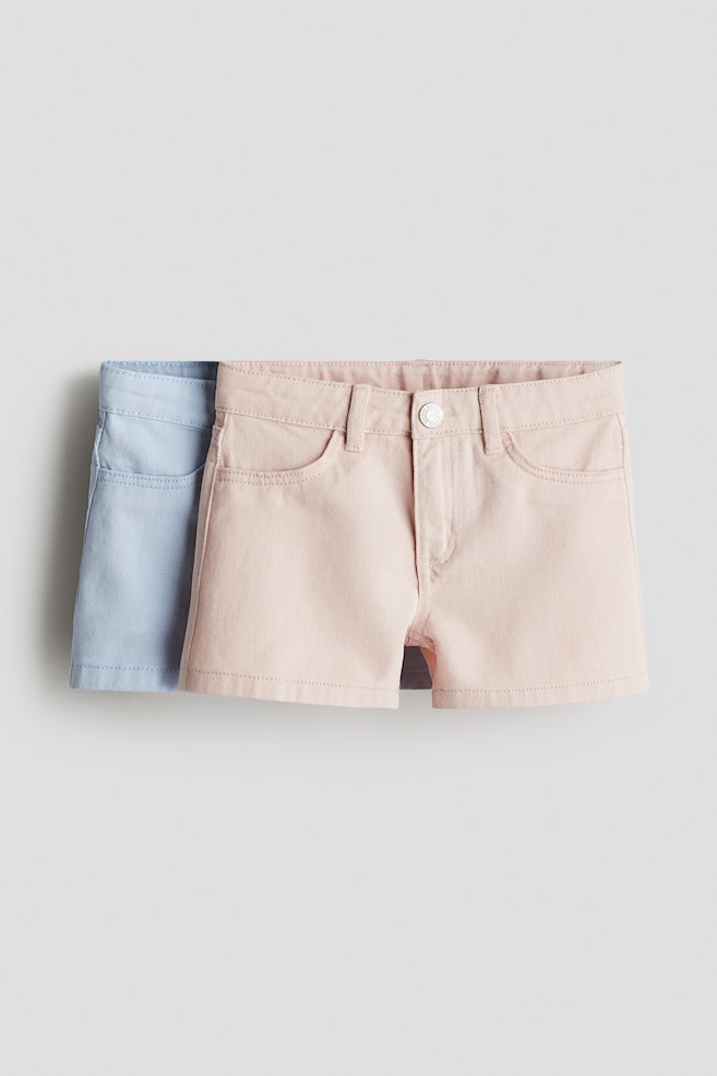 2er-Pack Twillshorts - Light blue/Light pink/Hellgelb/Hellgrün - 1