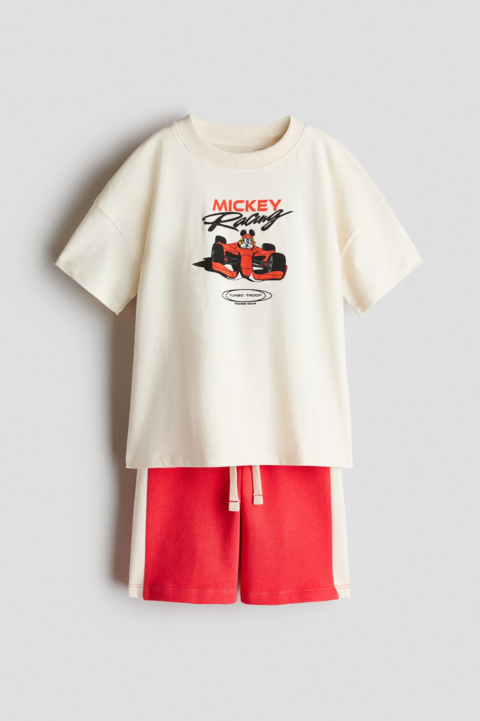 2-piece printed set - Light beige/Mickey Mouse - 1