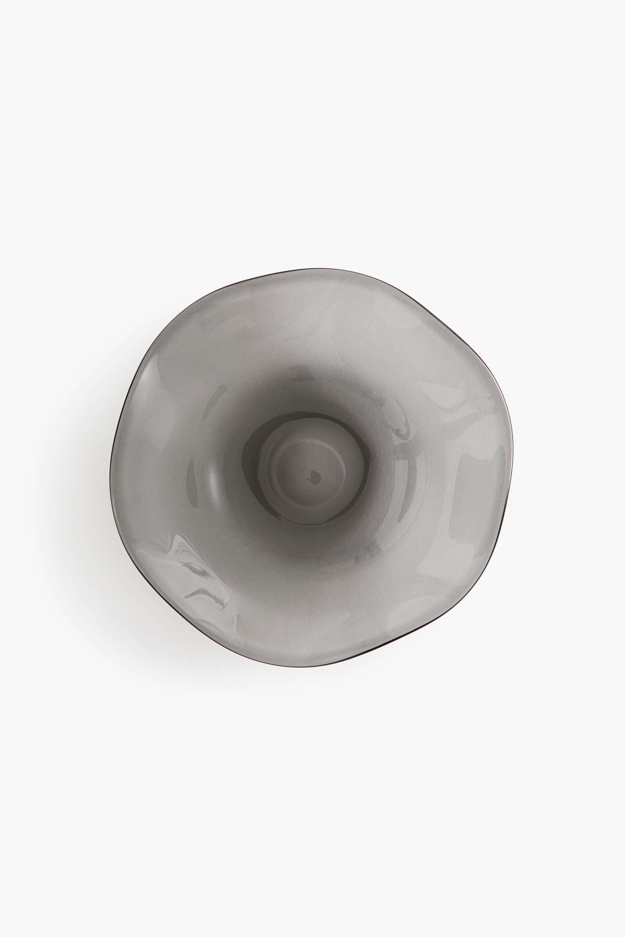 Irregular-Shaped Glass Appetizer Plate