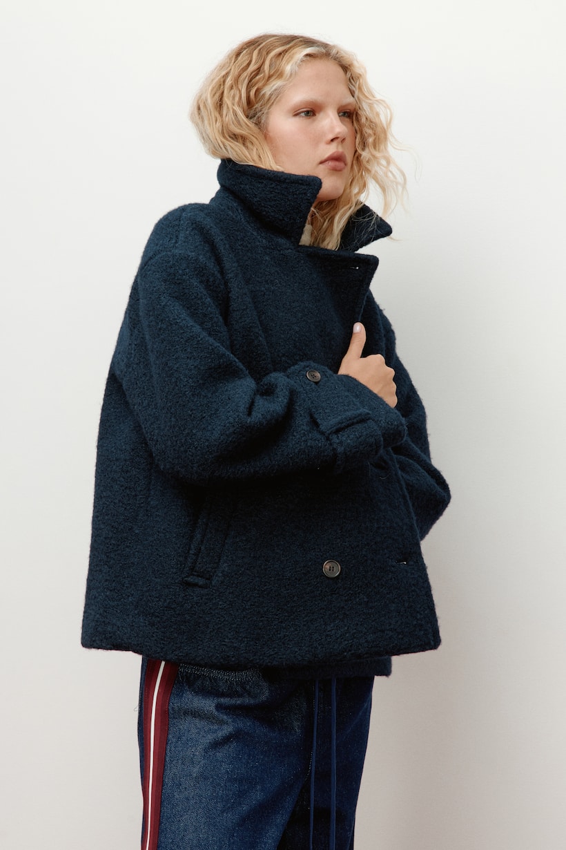 H&m Manteau Laine Fait Main Manteau Fait Main En Laine