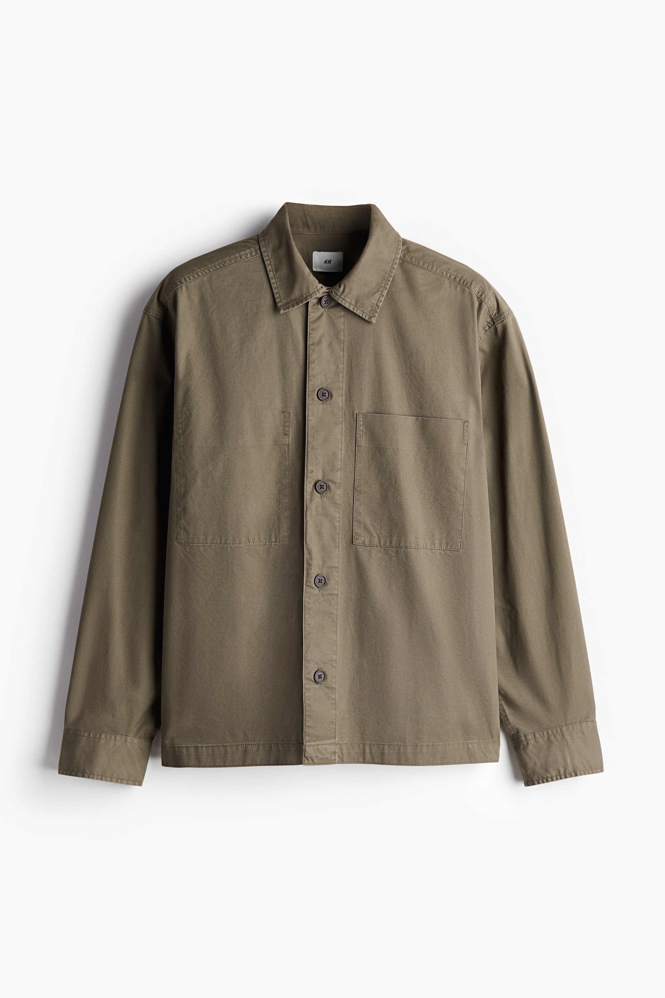 Regular Fit Twill Overshirt