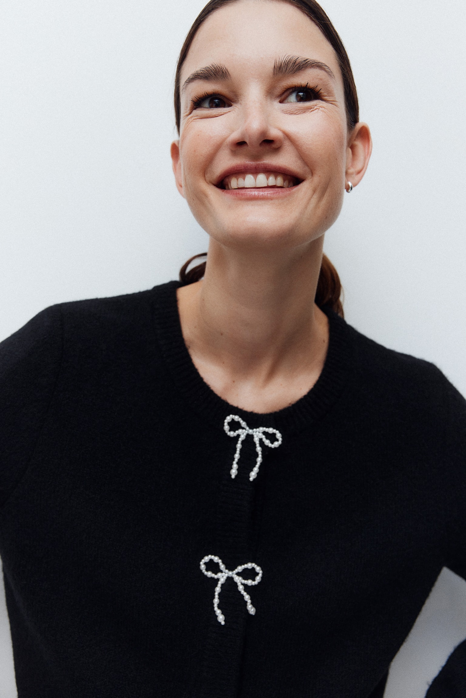 MAMA Kétrészes kötött szett - Fekete - 6