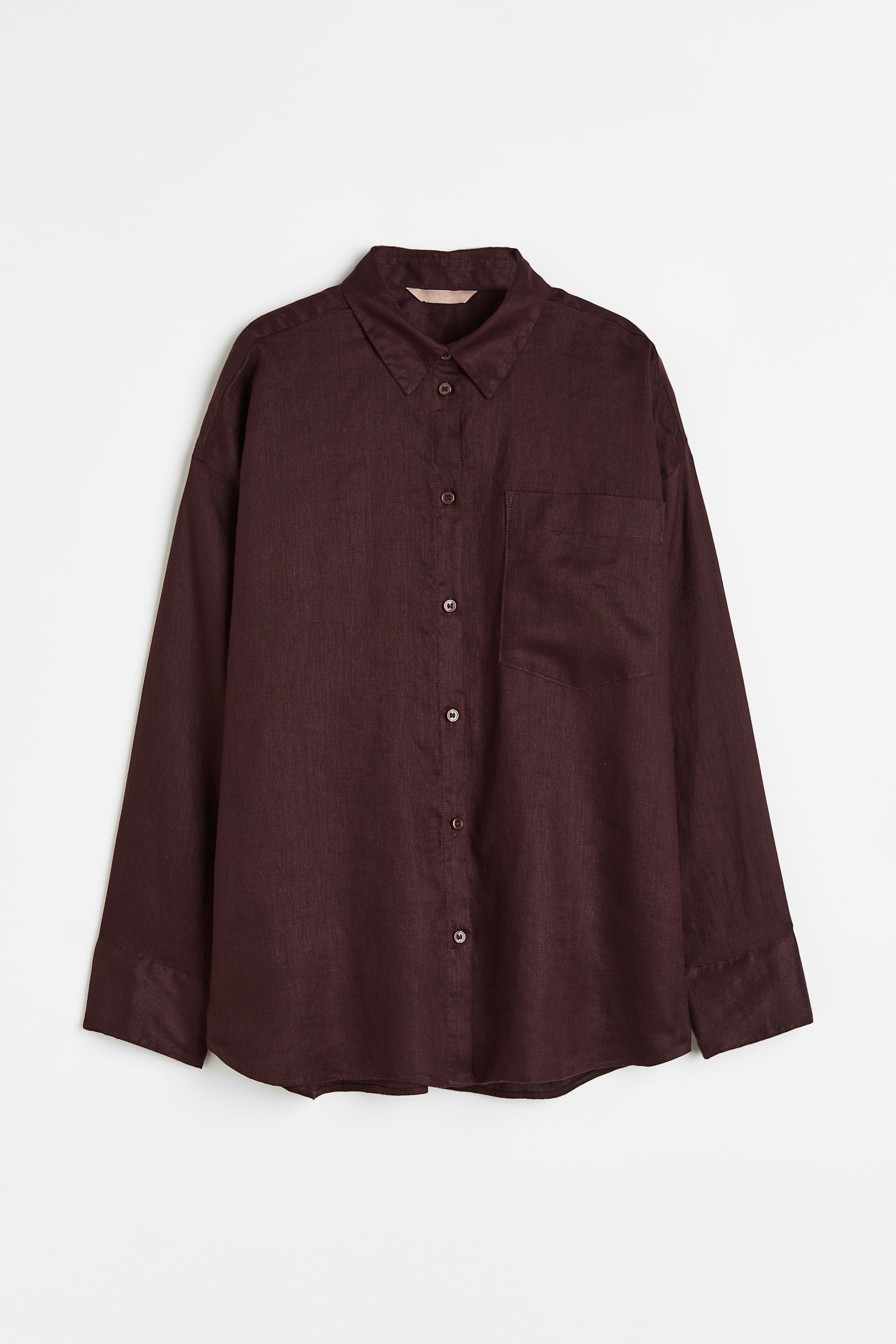 Oversized Linen-blend Shirt