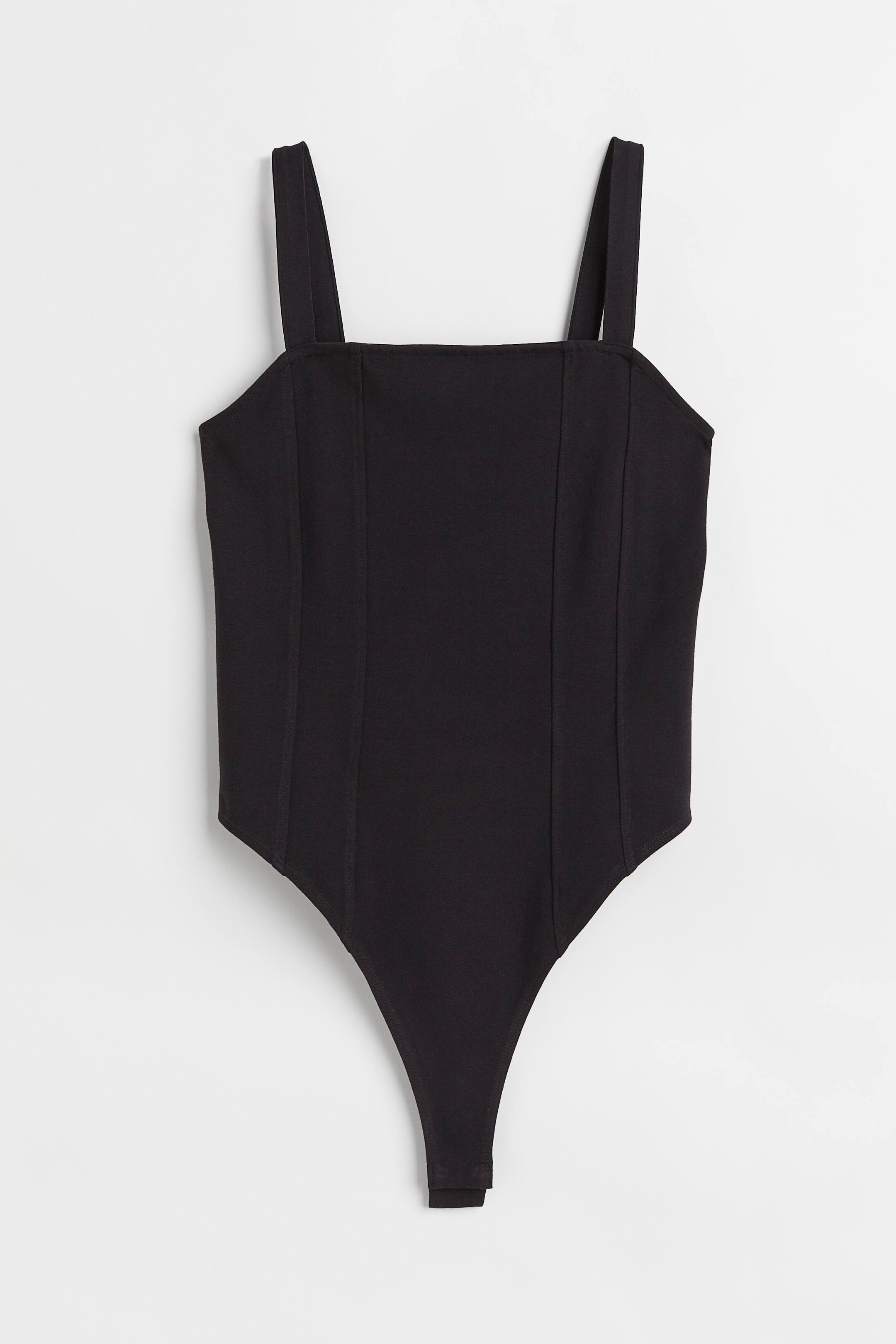 View larger image: Jersey thong body - Black - Ladies | H&M IN 1