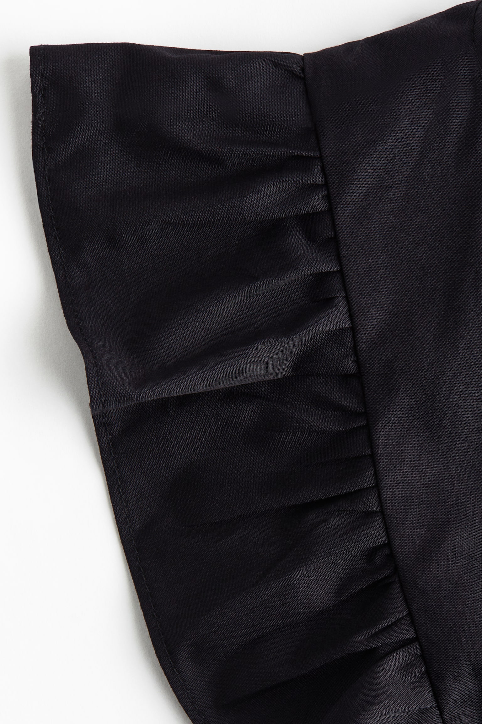 Áo kiểu không tay buộc dây phía trước - Màu đen/Màu trắng - 5