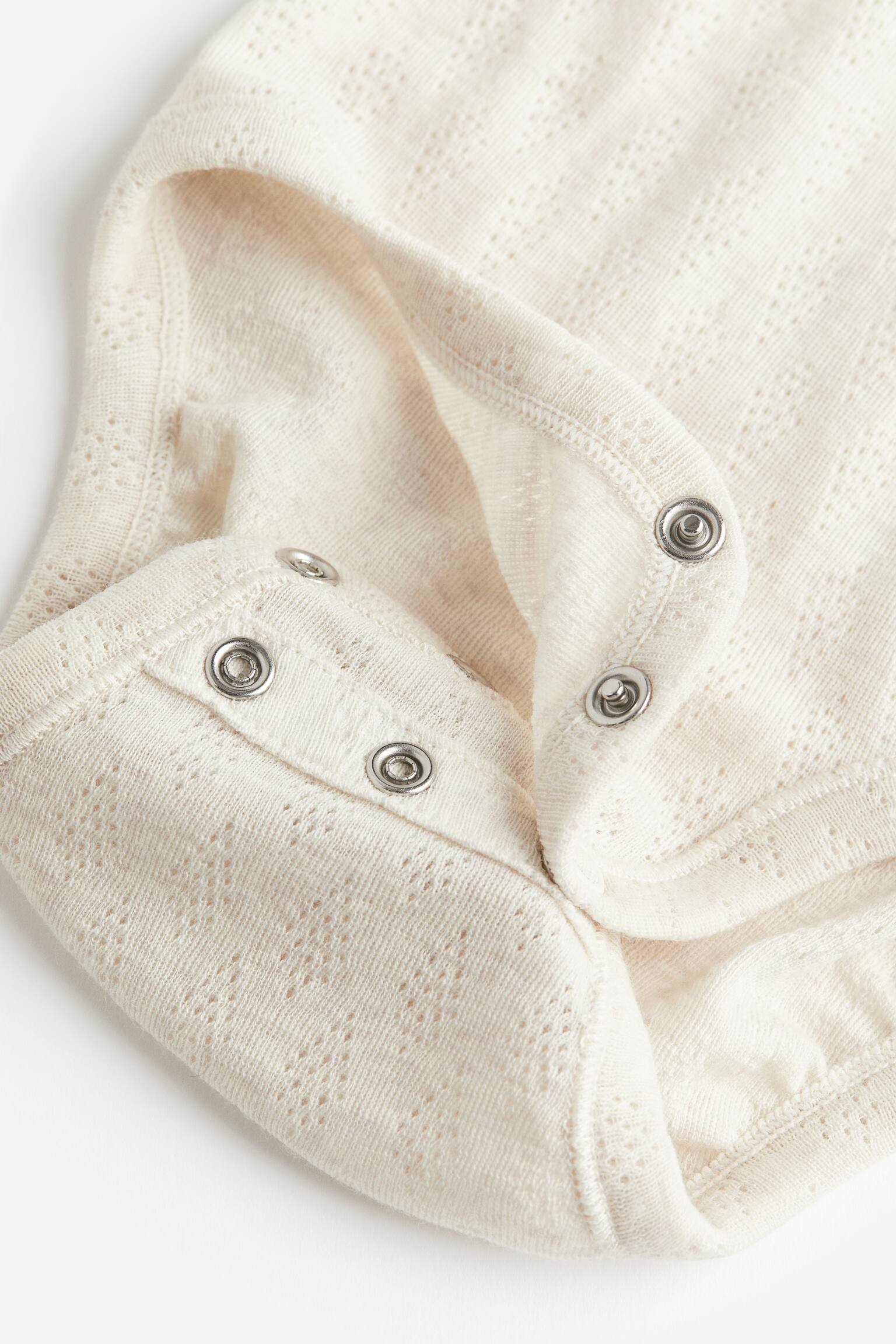 Merino Wool Bodysuit - Light beige - 2