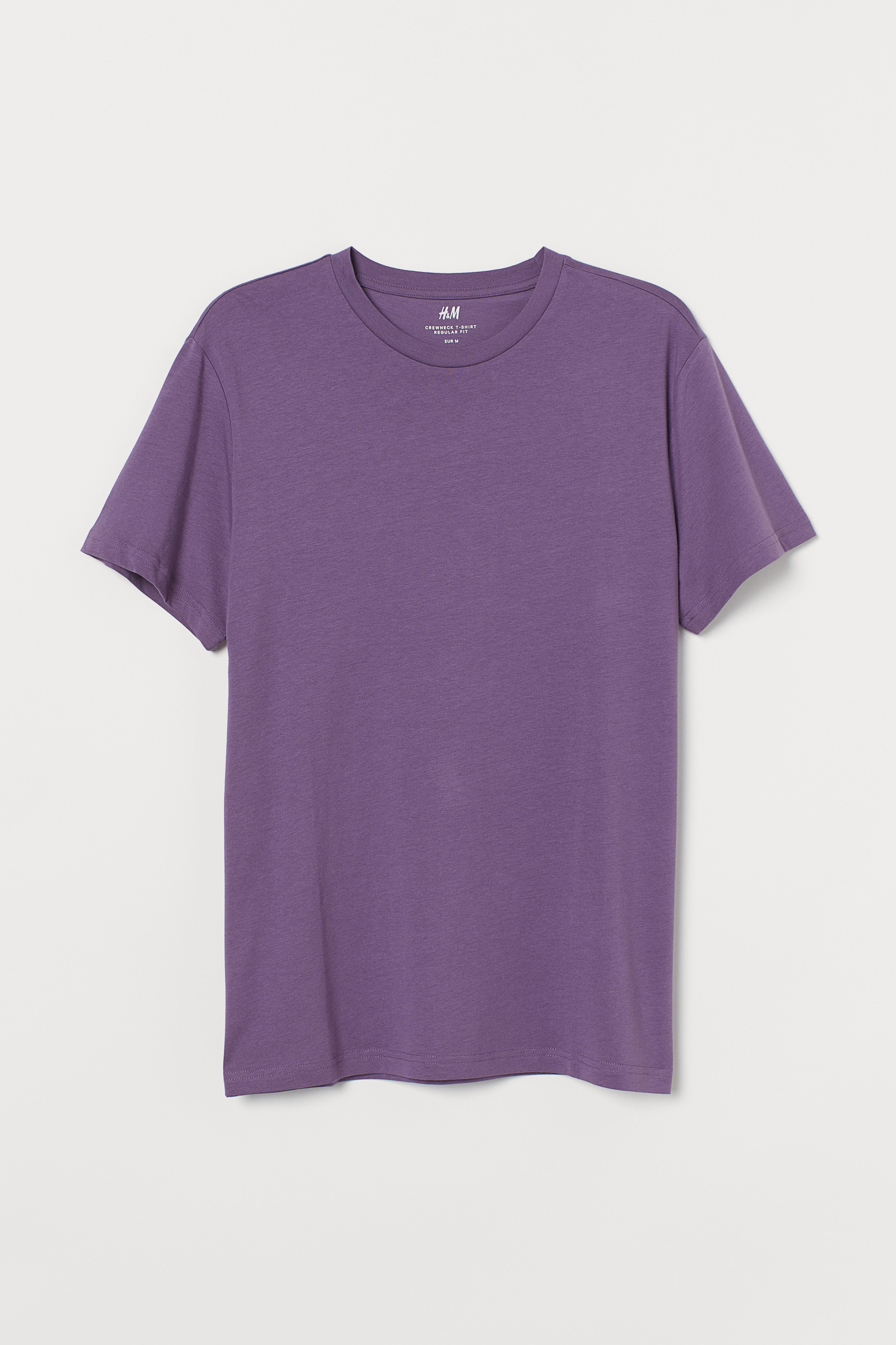 Men's top crewneck T-shirt hotsell purple