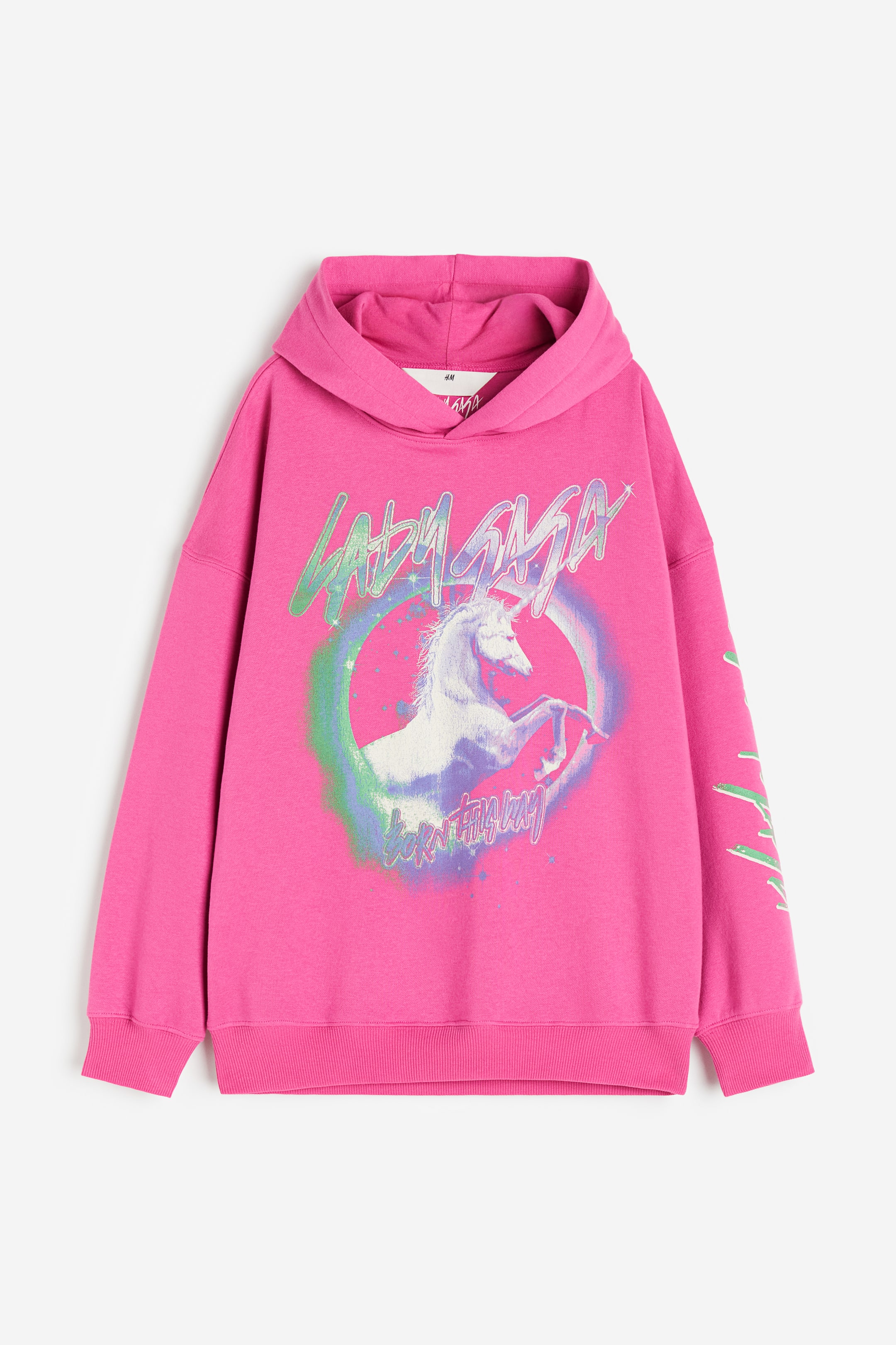 Oversized Printed Hoodie