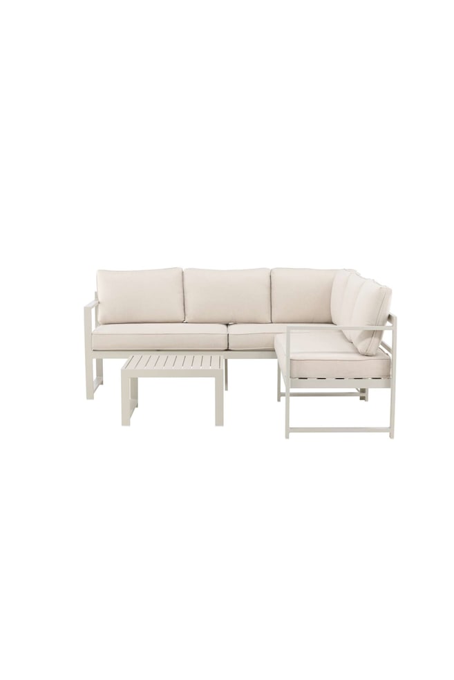 Conjunto De Sofá Salvador - Aluminio, Beige - 1