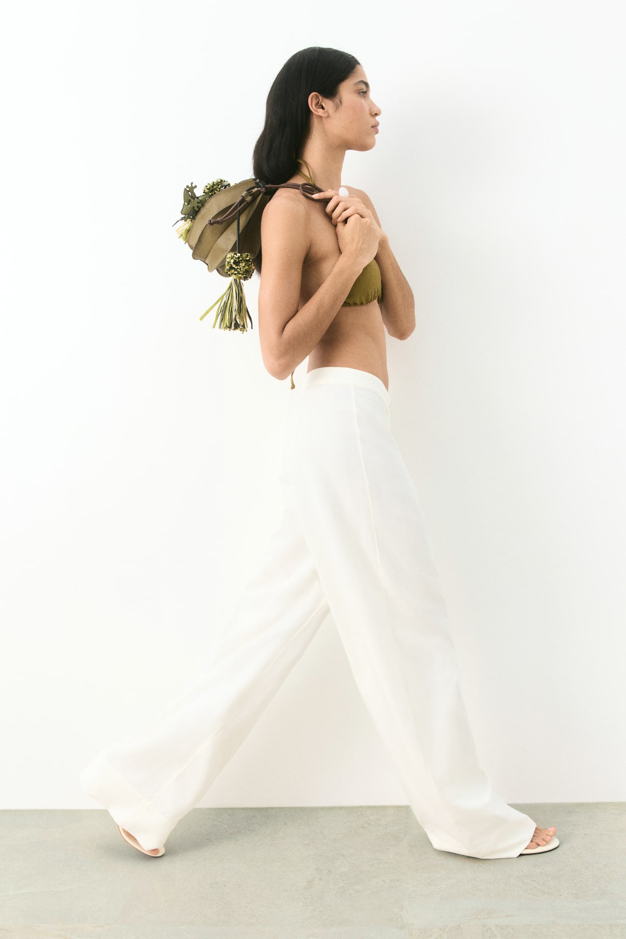 Linen-Blend Pants - image 2