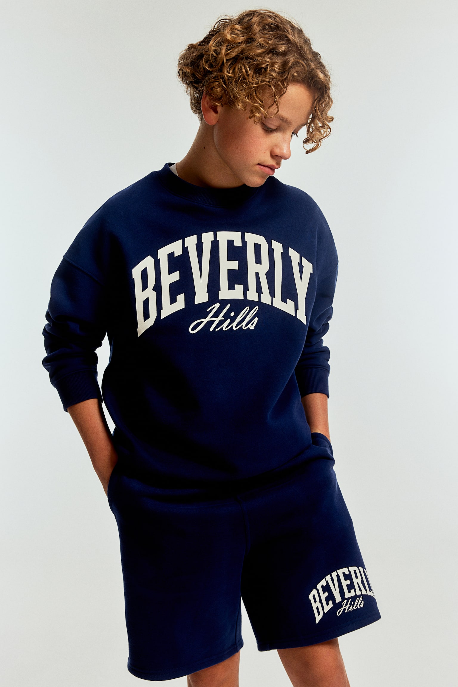 2-piece Sweat Set - Dark blue/Beverly Hills - 4