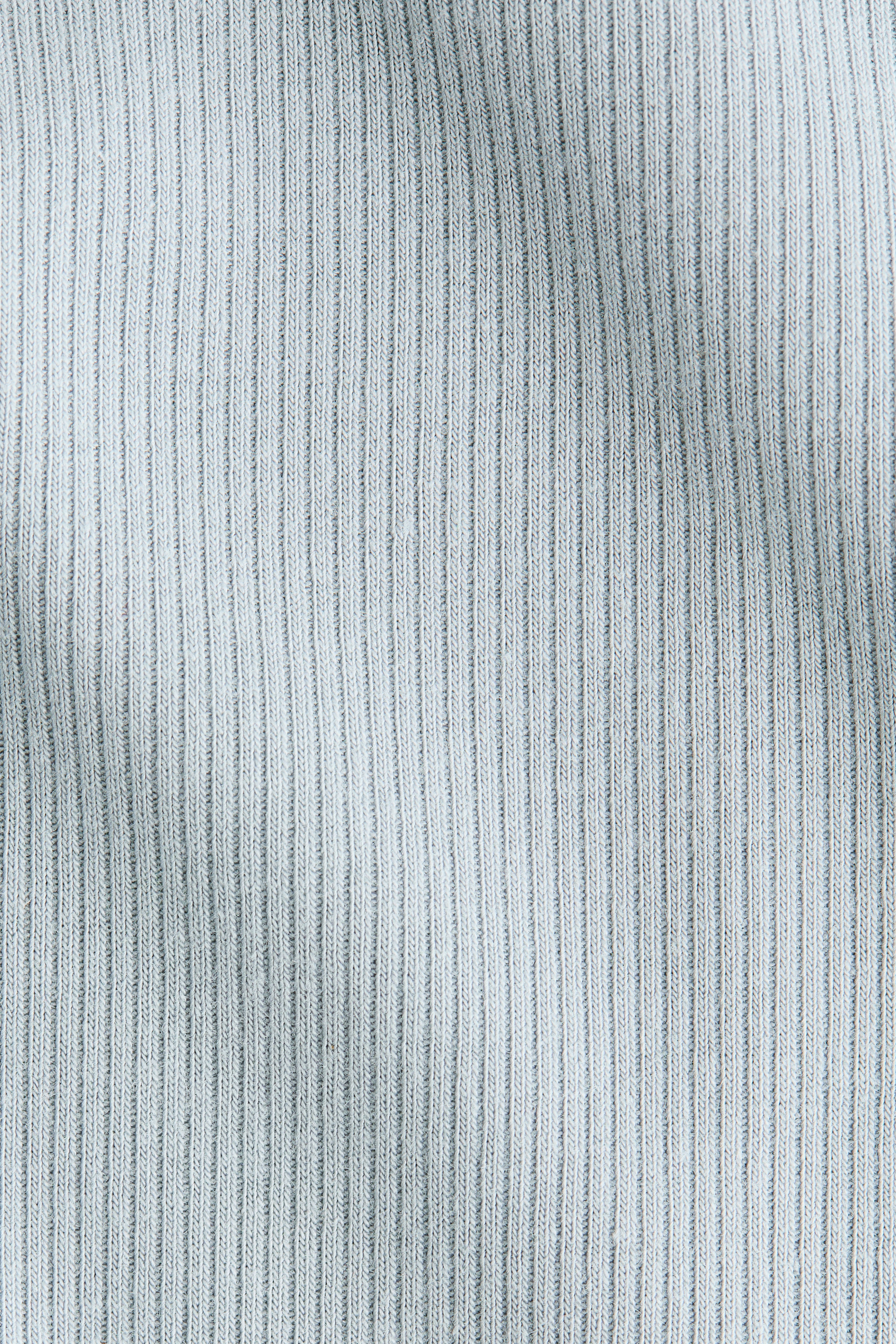 Long-Sleeved Ribbed Top