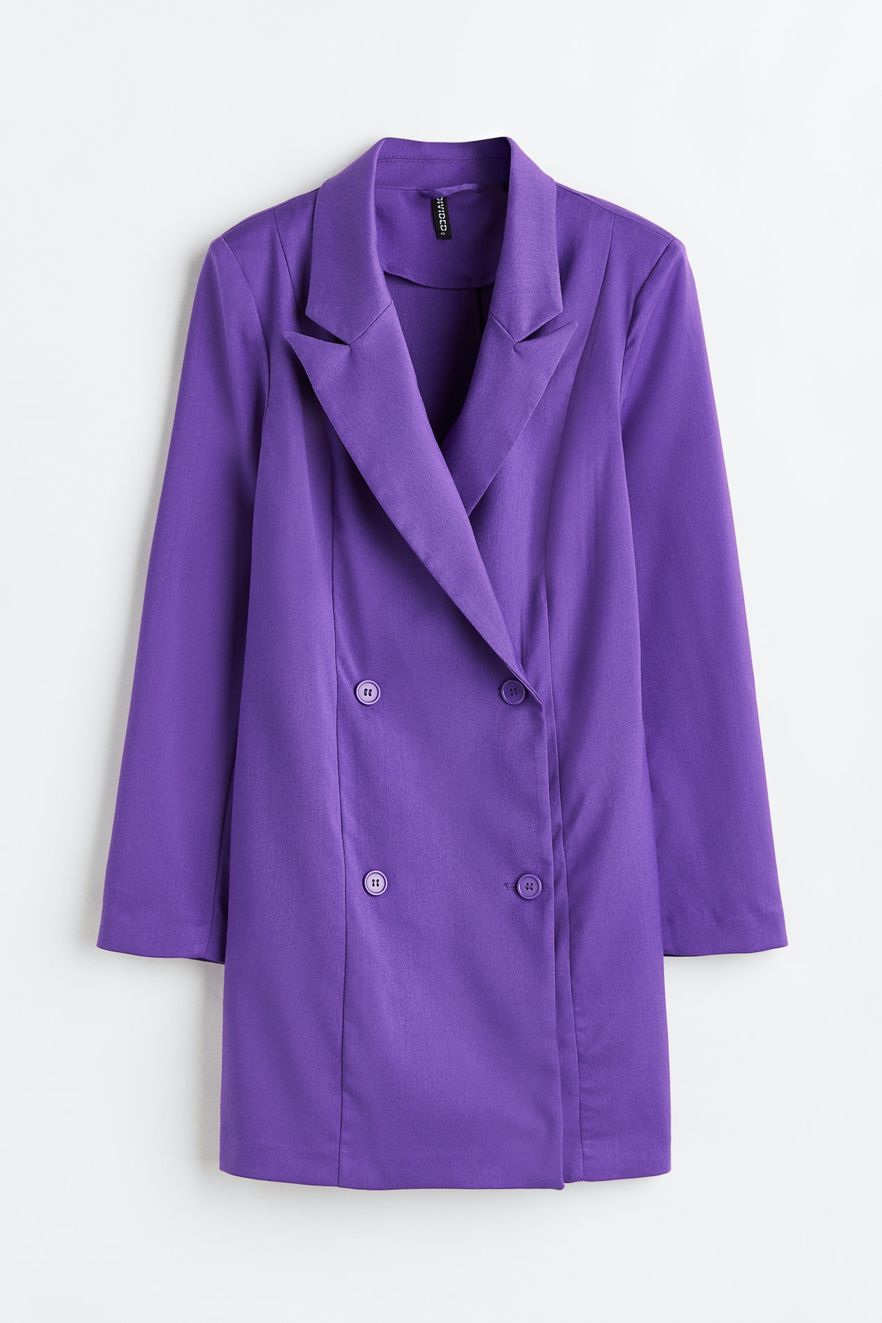 Women's Purple Double-breasted blazer dress | H&M GB