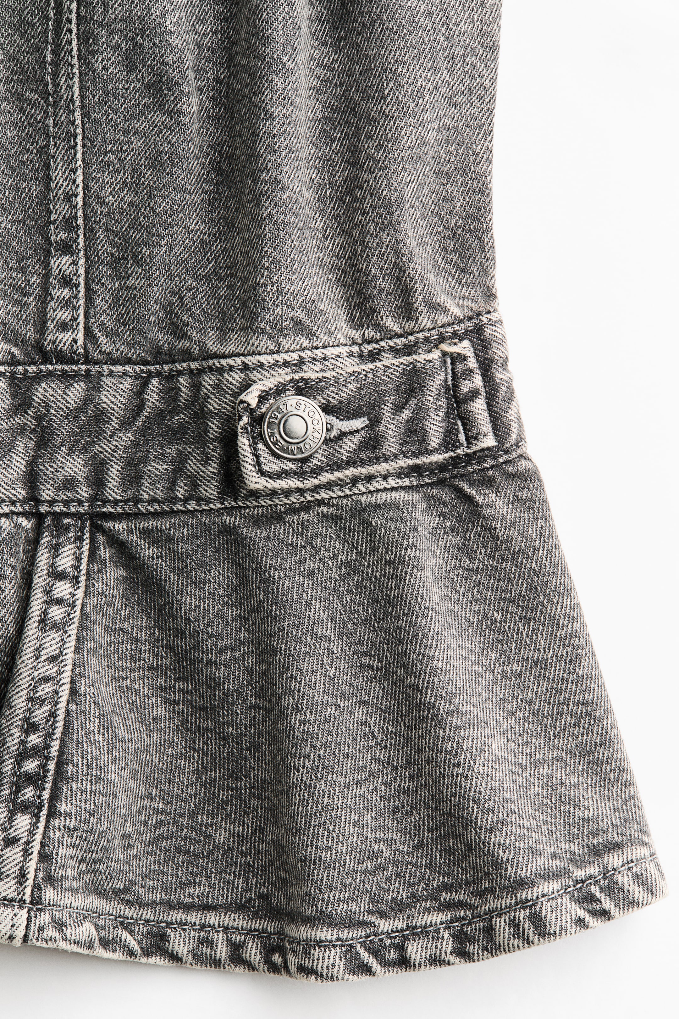 Denim Peplum Shirt