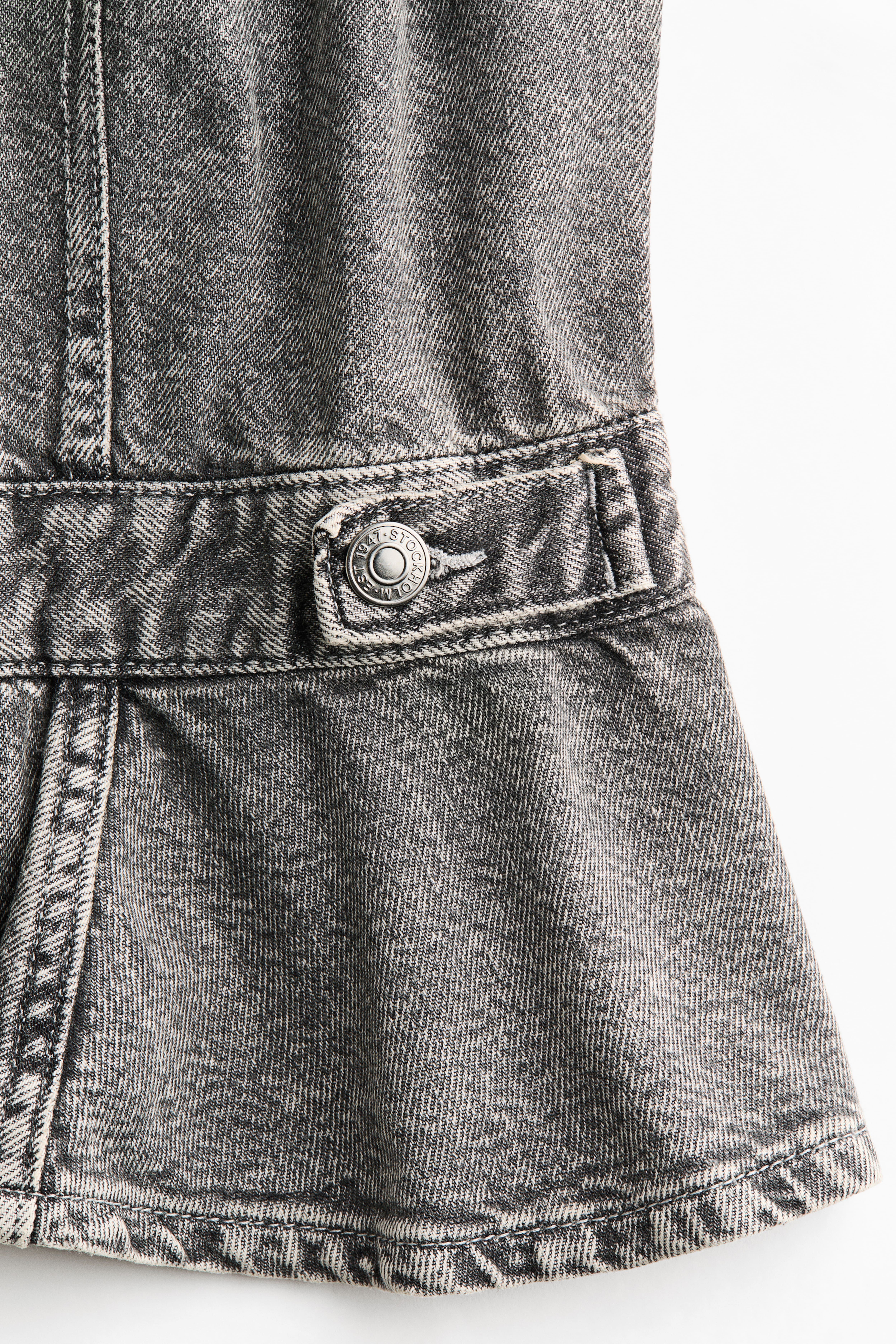 Denim Peplum Shirt