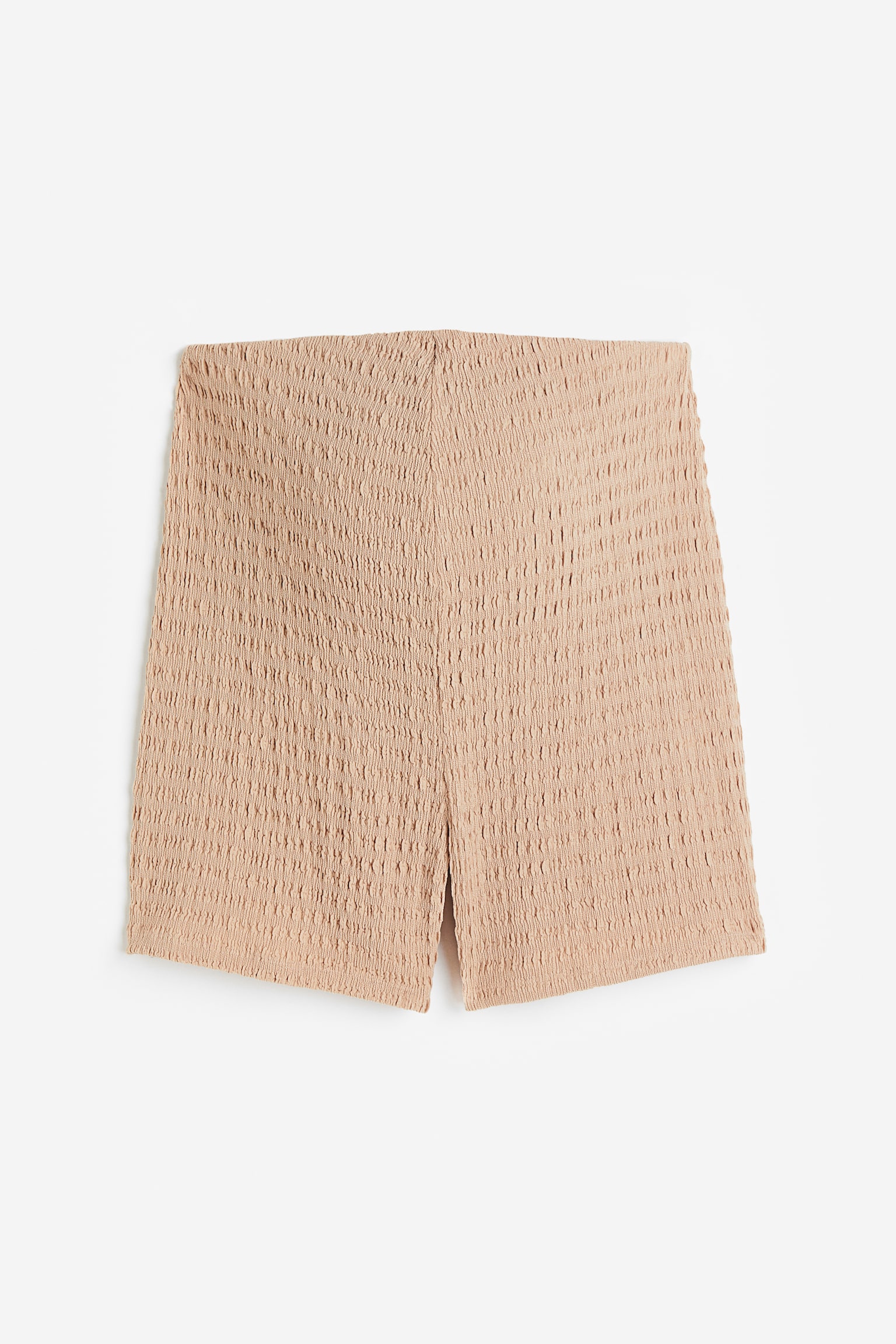 MAMA Textured Shorts - Beige - 1