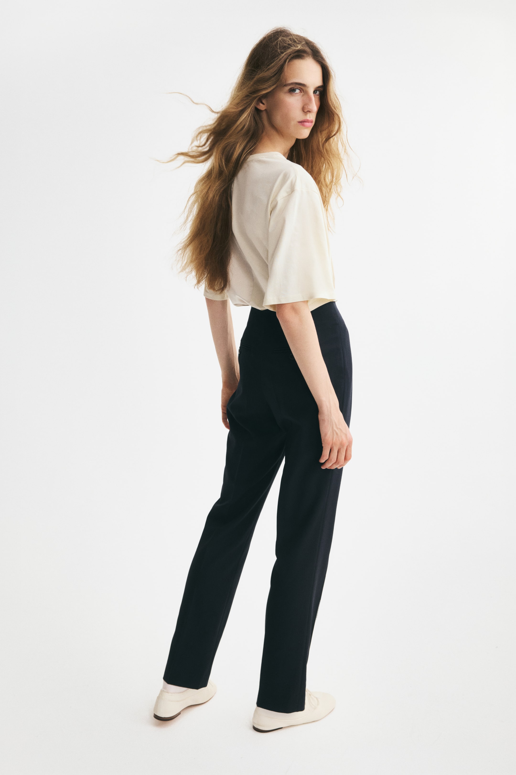 Pantalon cigarette sur mesure