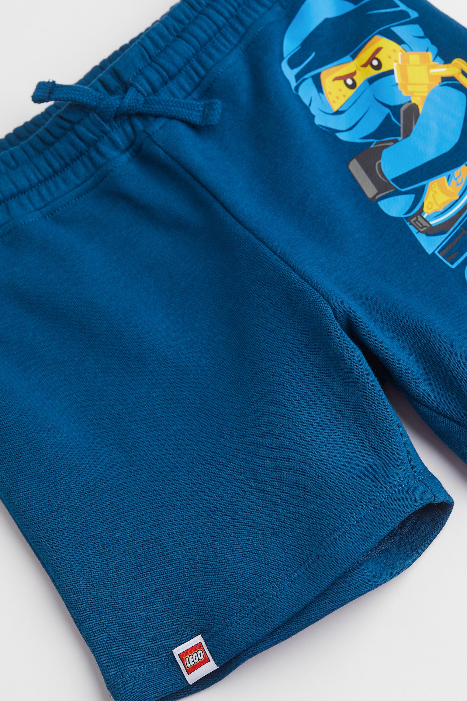 Print Detail Sweat Shorts - Dark blue/Ninjago/Light yellow/Captain America/Dark turquoise/Paw Patrol - 2