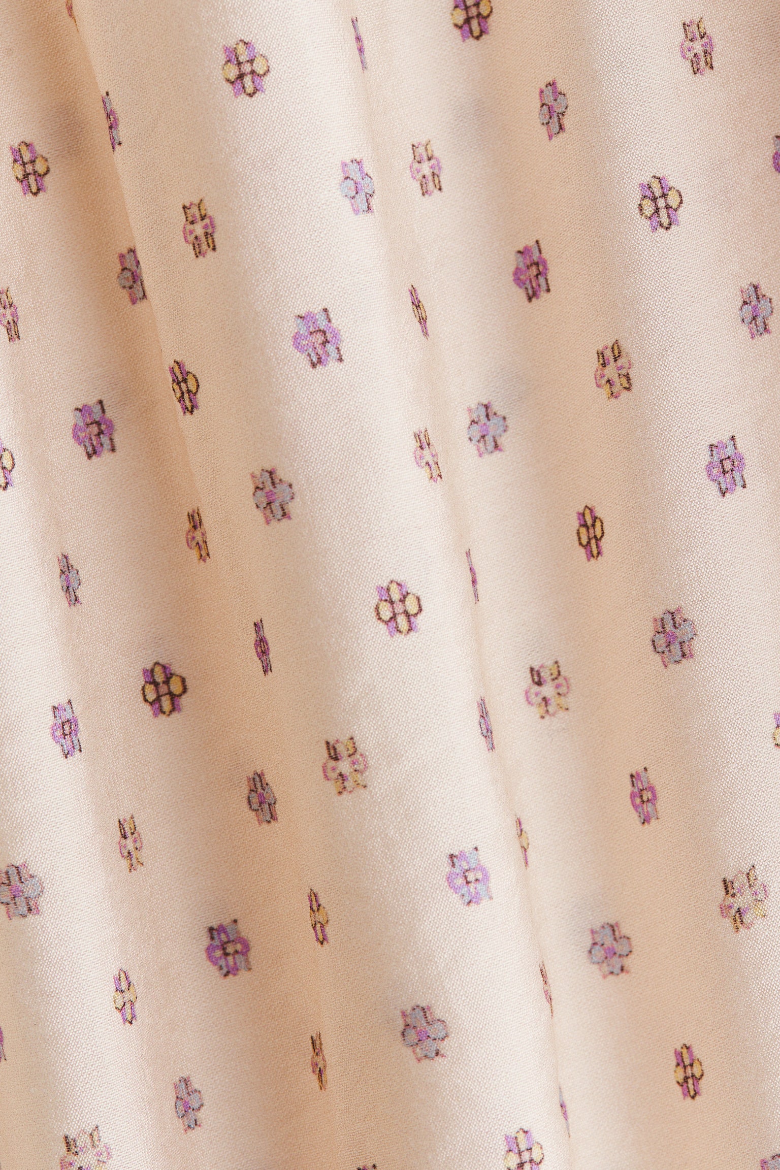 Smocked-waist dress - 4