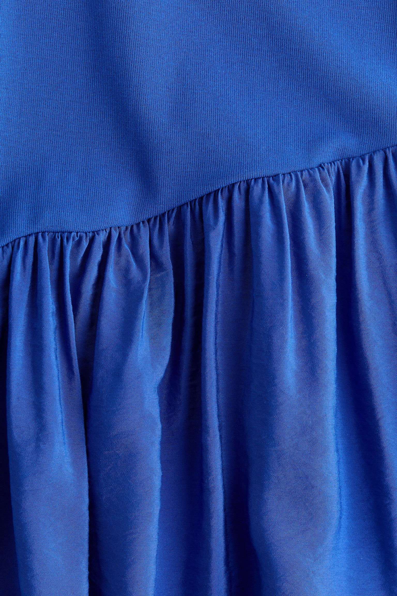 Flared-skirt dress - Bright blue/Black/Cream/Khaki green - 6
