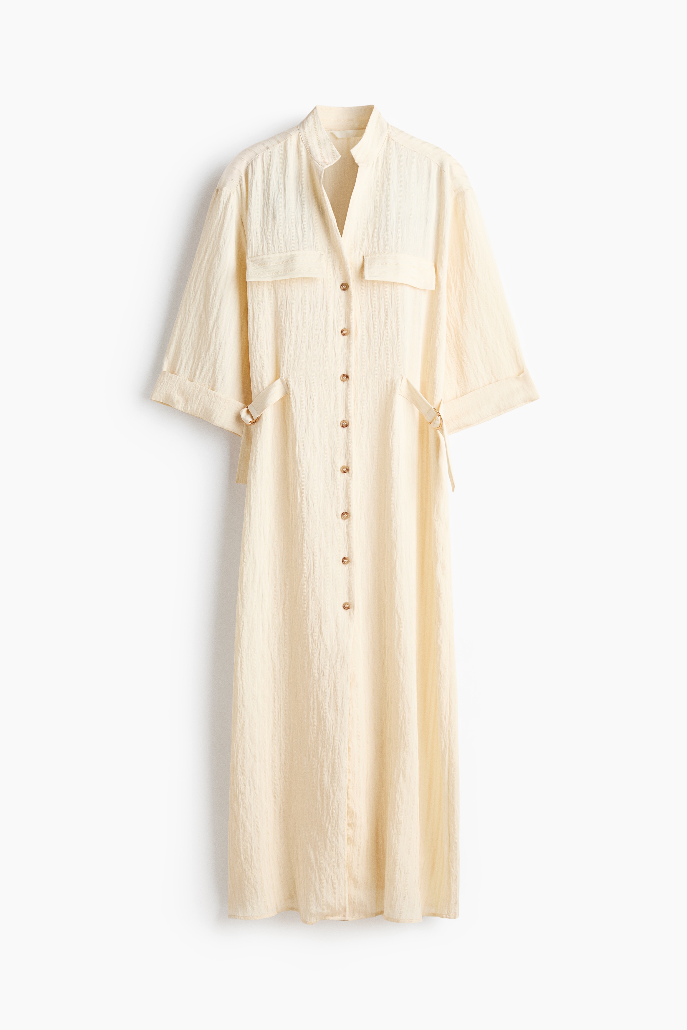 Chemisier sciancrato - Crema/Beige