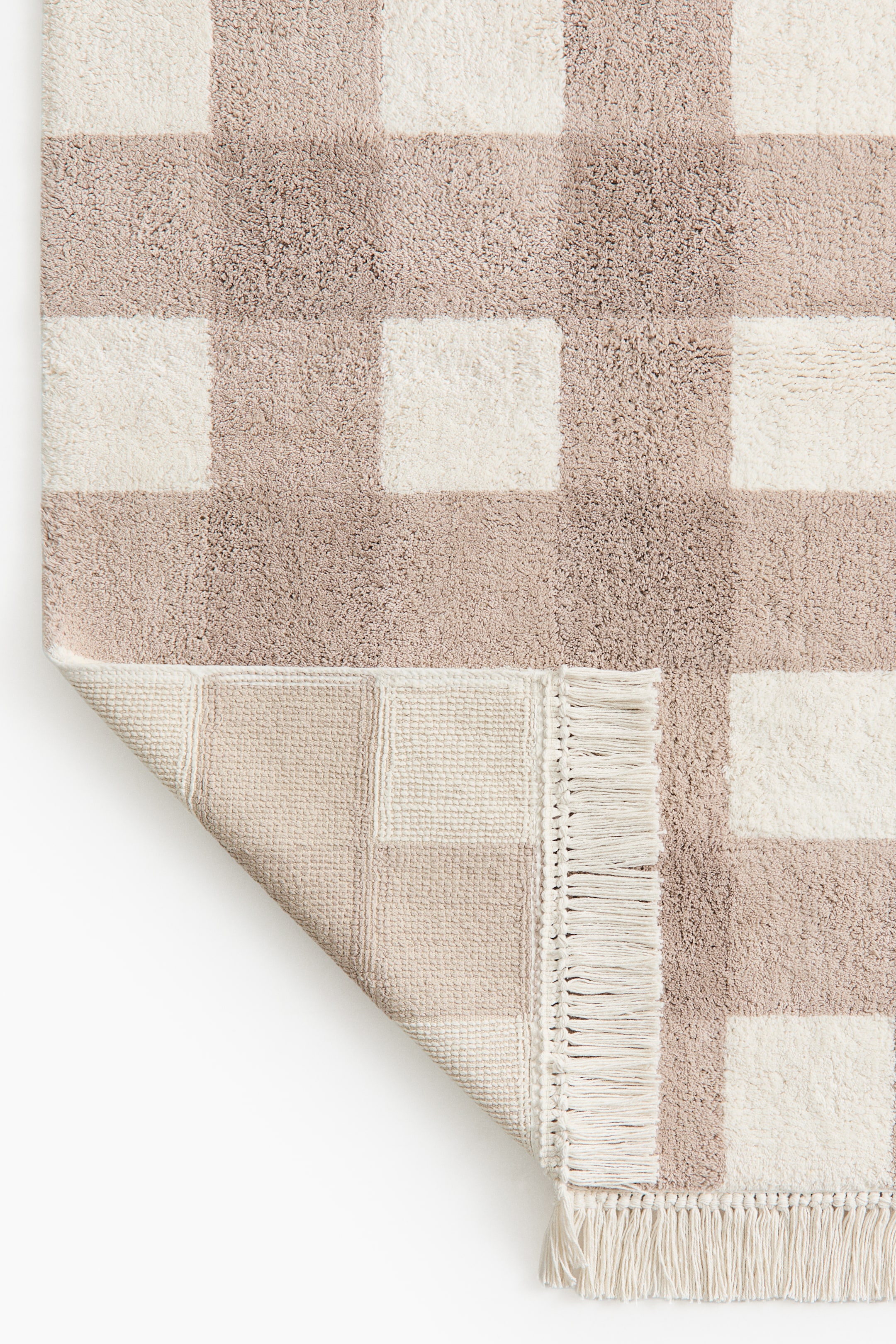Checked Cotton Rug