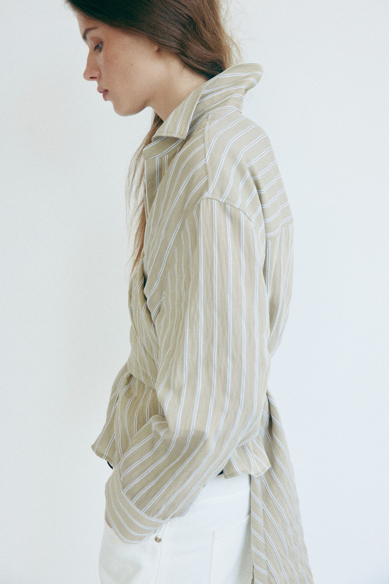 Blouse avec détail à nouer - 5
