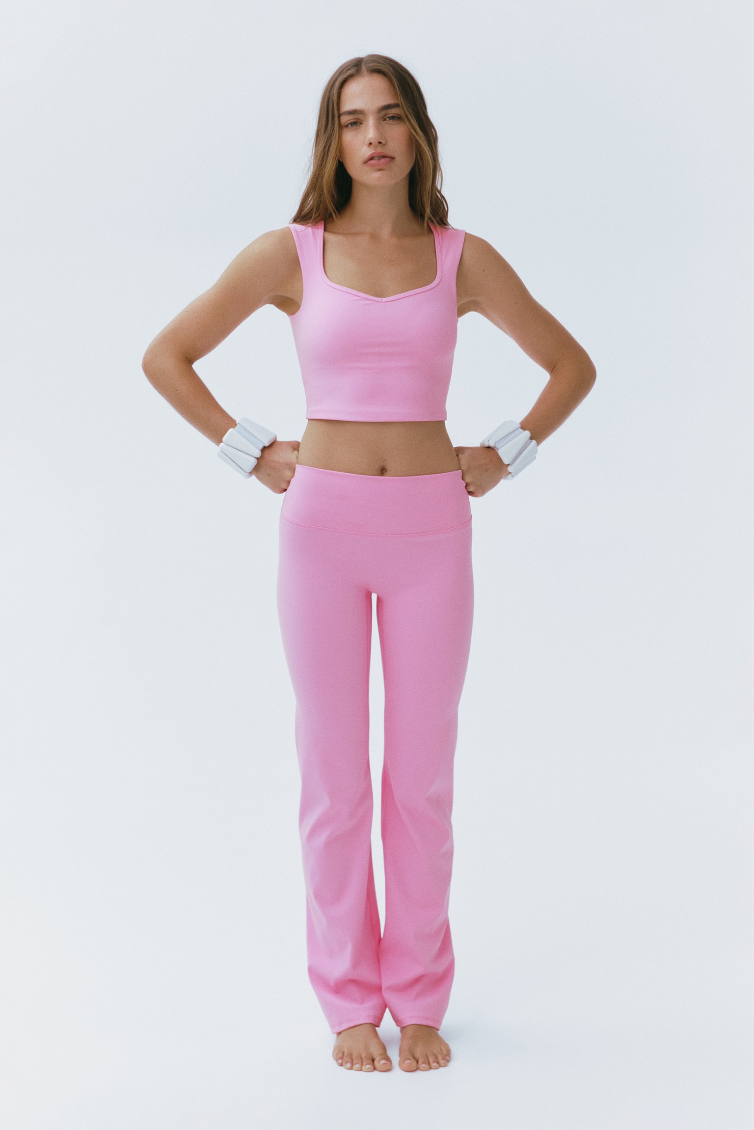 Áo ba lỗ thể thao bằng SculptMove™ - Màu hồng kẹo/Màu ngà/Màu đen - 2