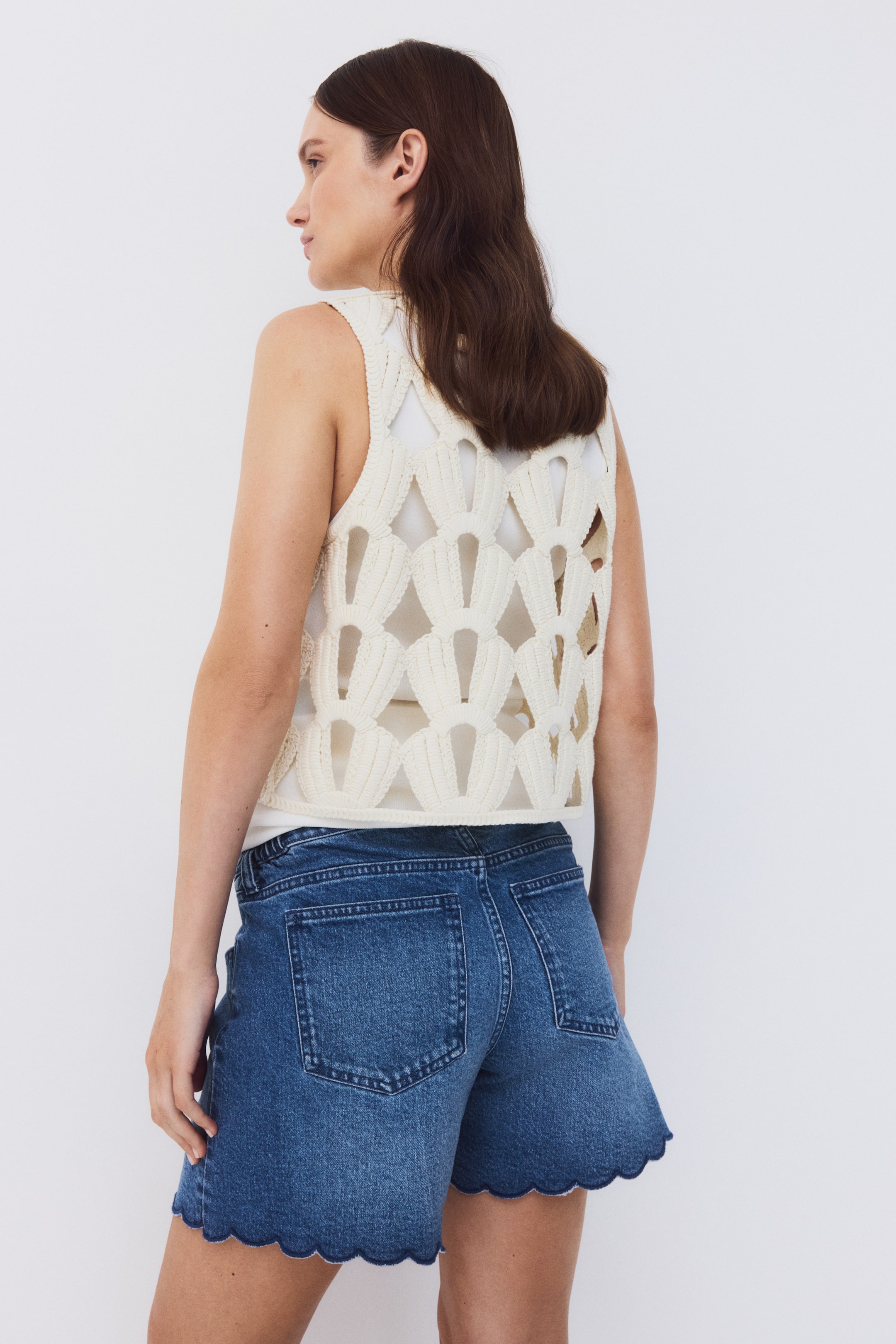 MAMA Denim Shorts