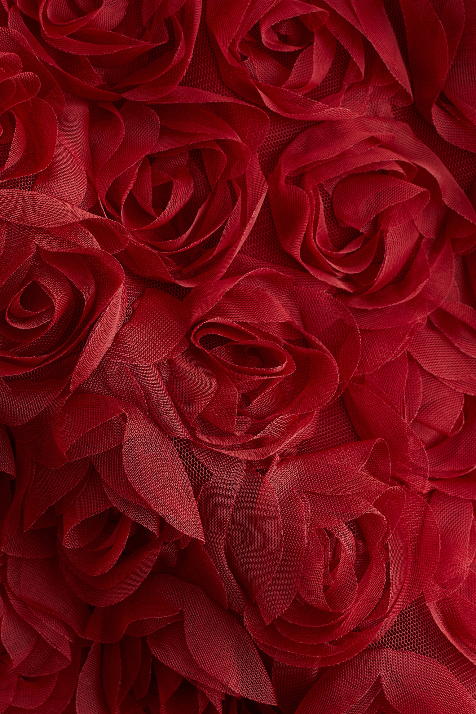 Minirobe bandeau avec applications - Rouge foncé